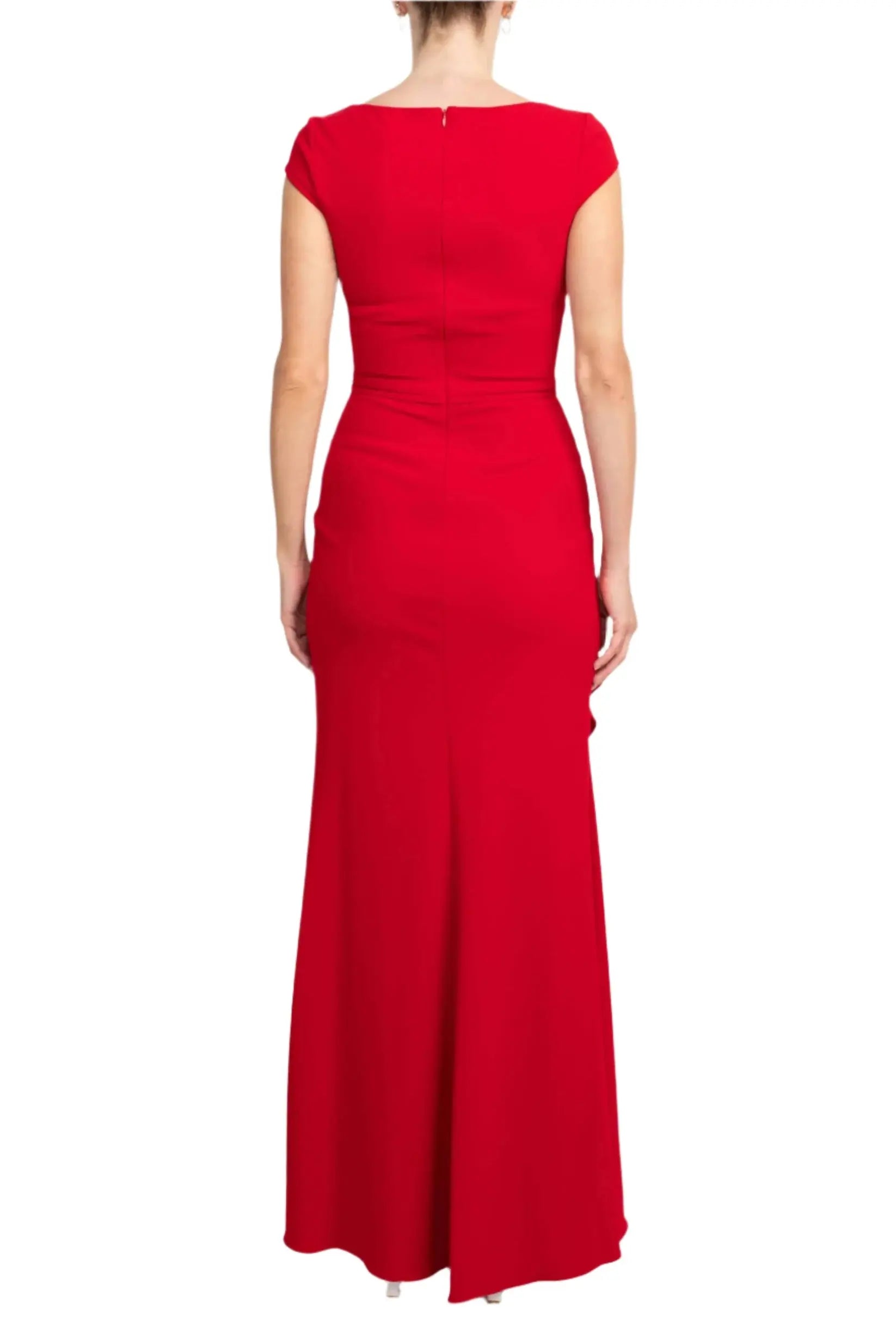 Luxe Red Maxi Dress - European Elegance & Perfect Fit Above The Crowd Boutique