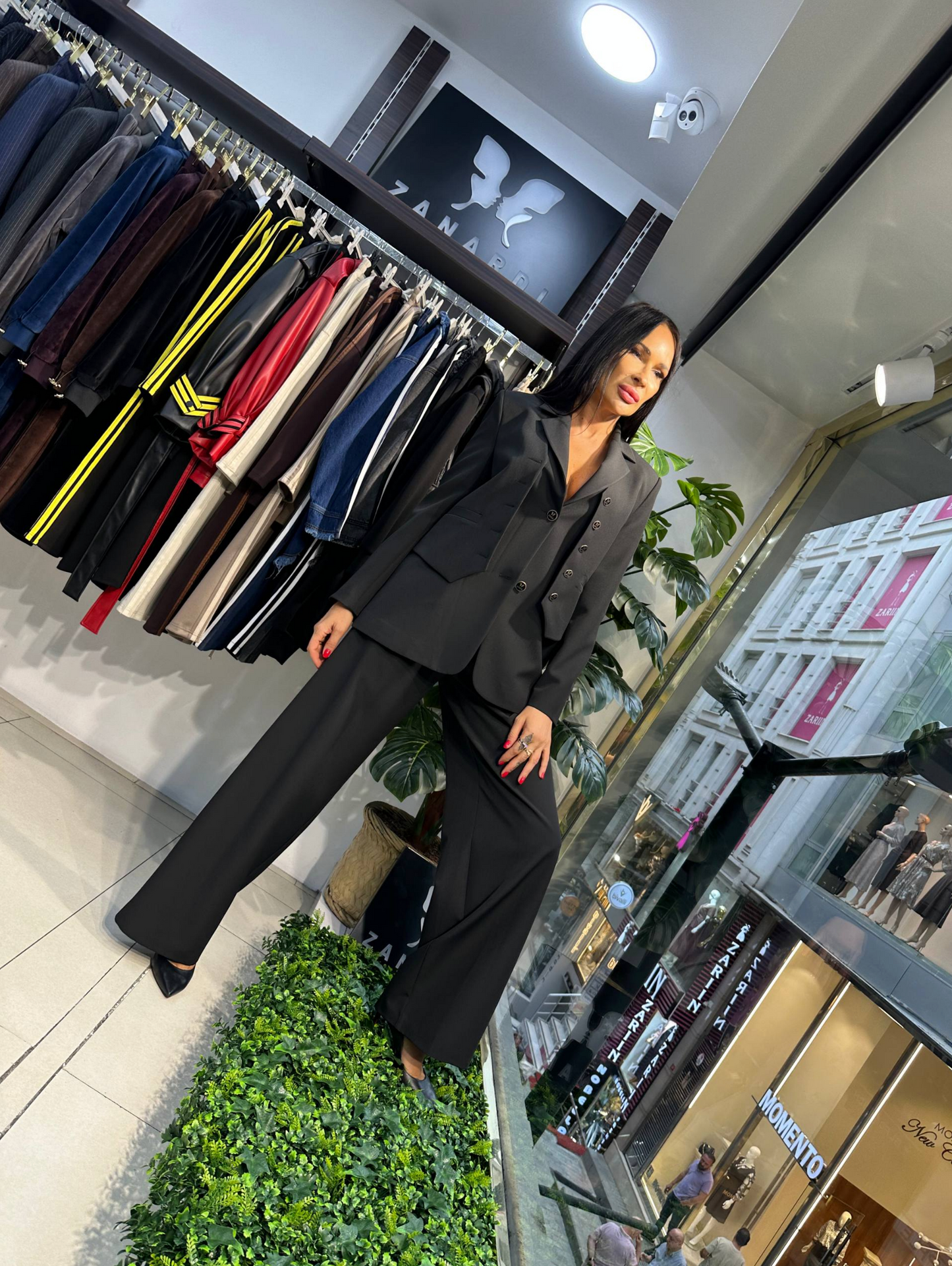 Zanardi Fashion Two-Piece Tailored Black Suit