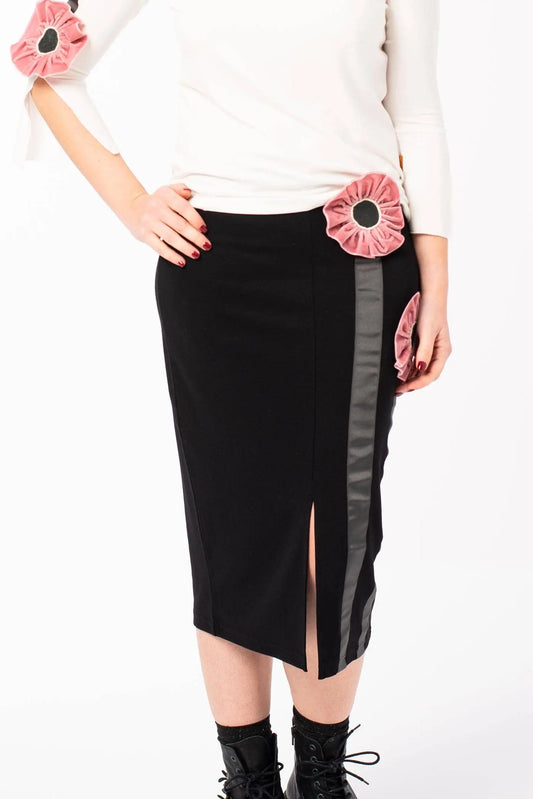 Mamatayoe Straight Skirt Flower Design Mamatayoe