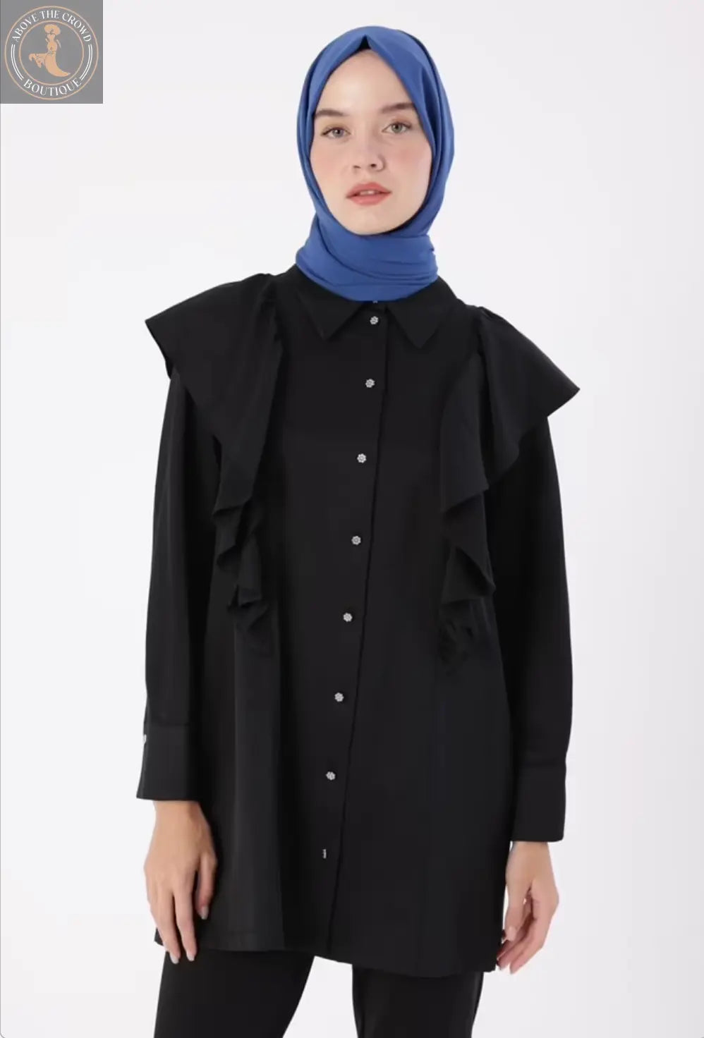 Medina Silk Hijab - Indigo Allday