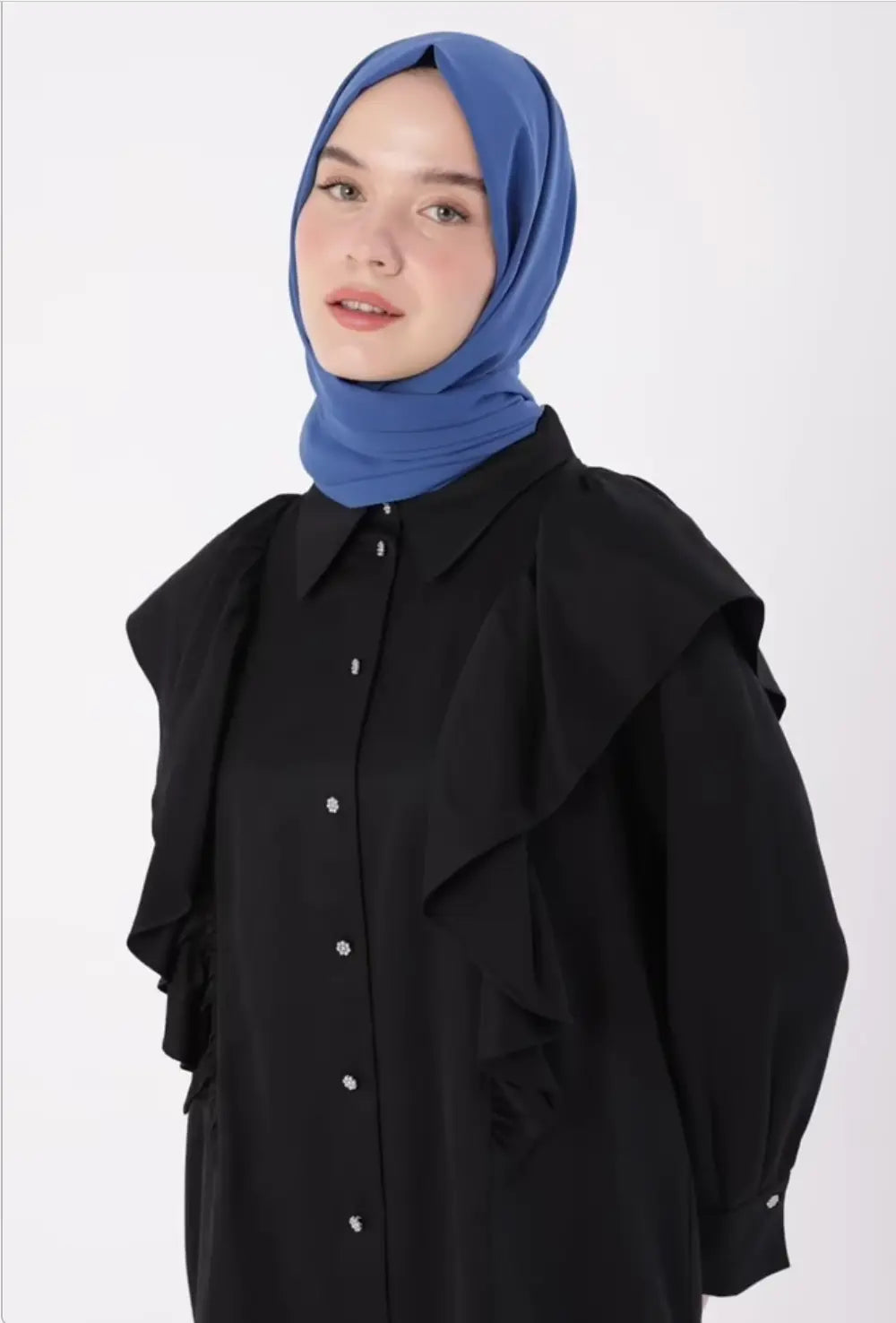Medina Silk Hijab - Indigo Allday