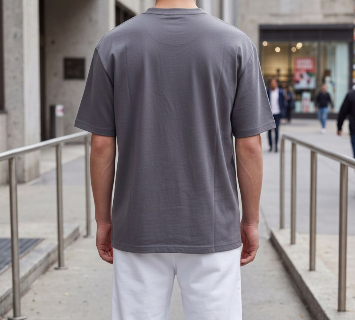 Men’s Minimalist Logo Crew-Neck T-Shirt - Above the Crowd Boutique