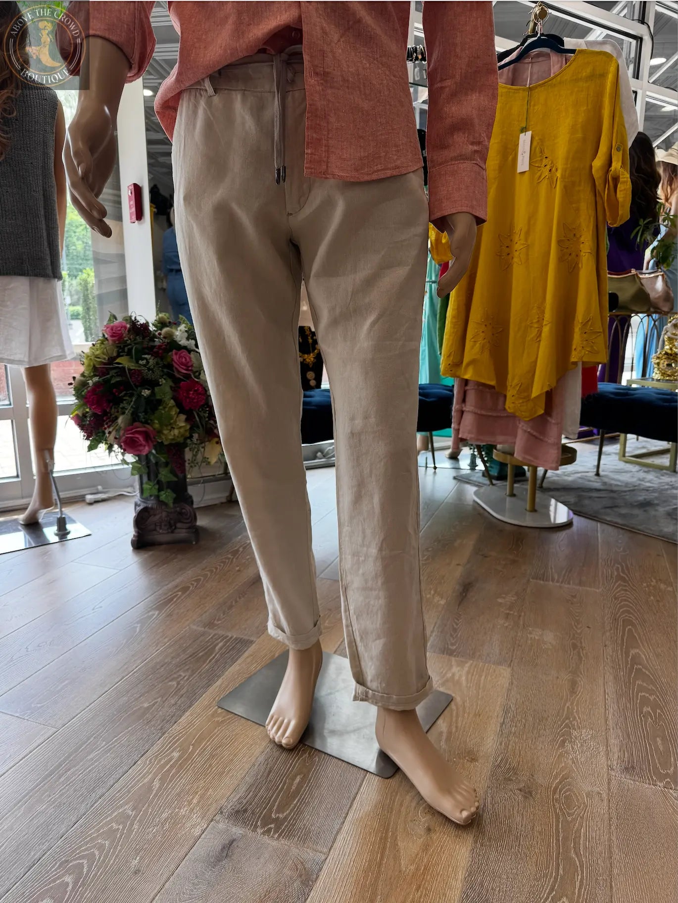 Men's European Luxurious Linen Trousers – Define Your Style with Effortless Chic & Unrivaled Comfort Above The Crowd Boutique