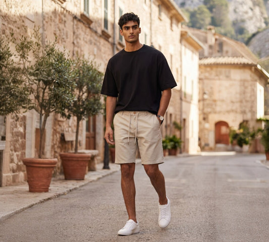 European Linen Bermuda Shorts for Men - Above the Crowd Boutique