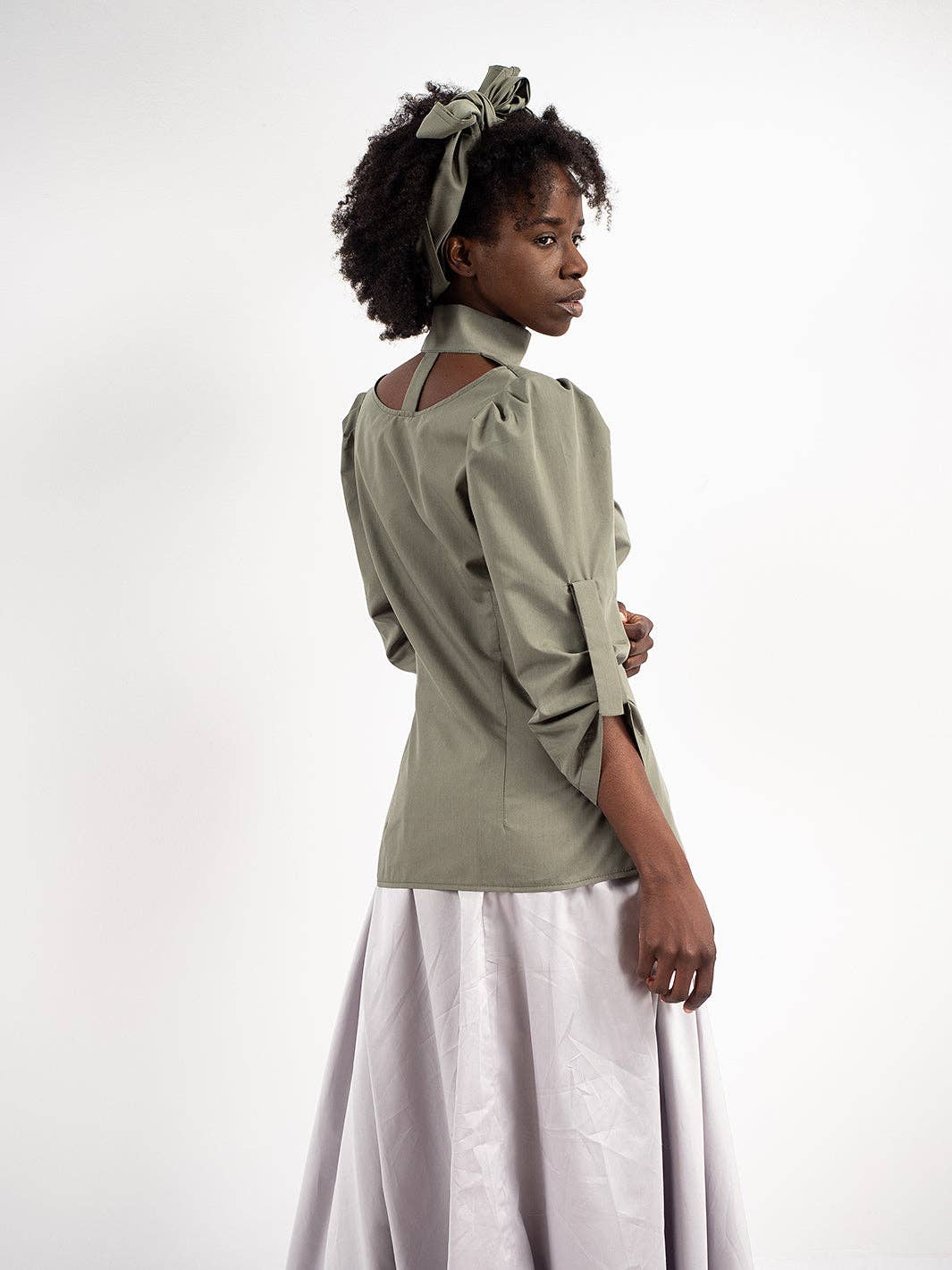 Metamorphoza Cut-Out Front Shirt Metamorphoza