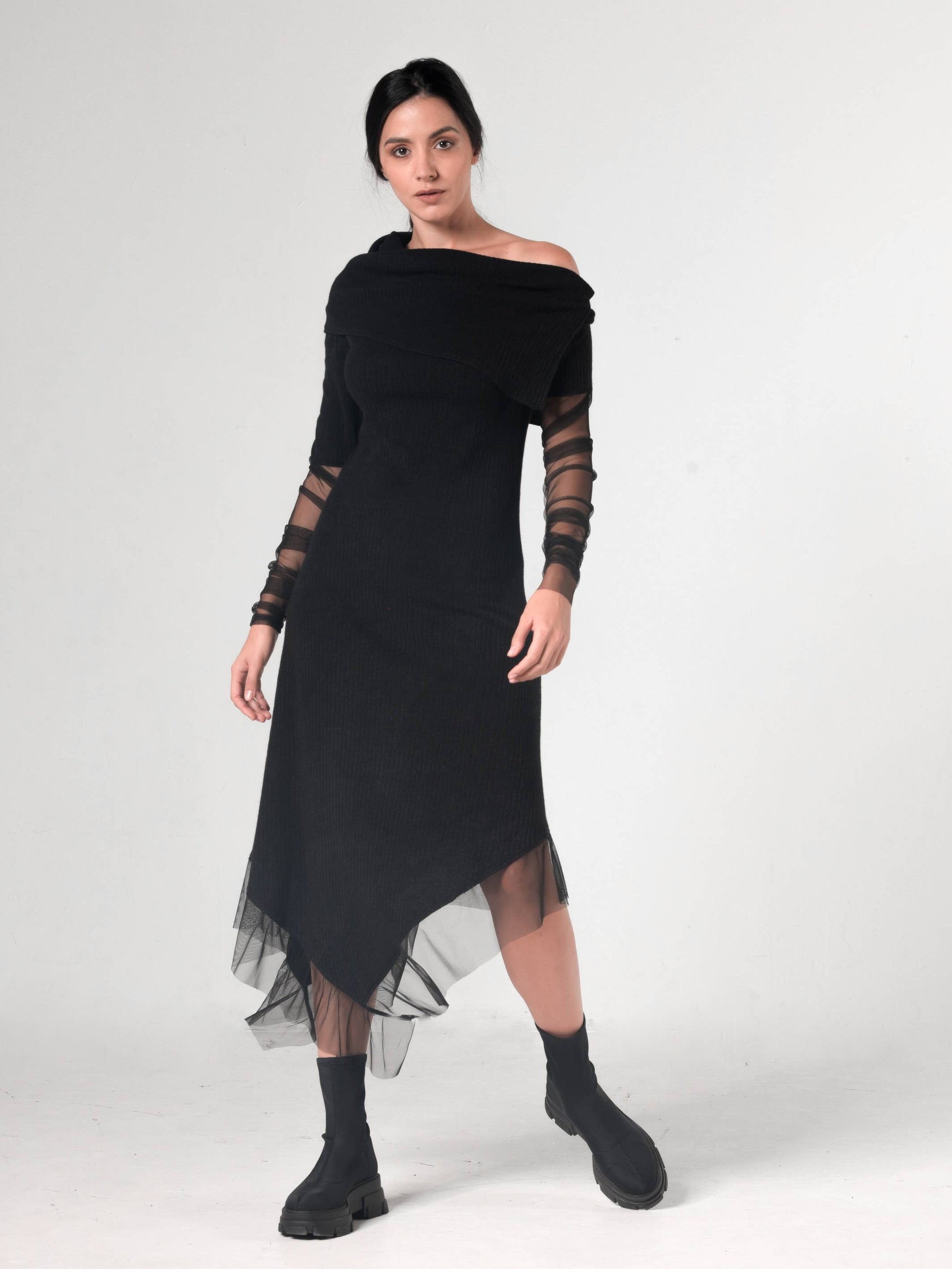 Metamorphoza Knitted Long Dress Metamorphoza