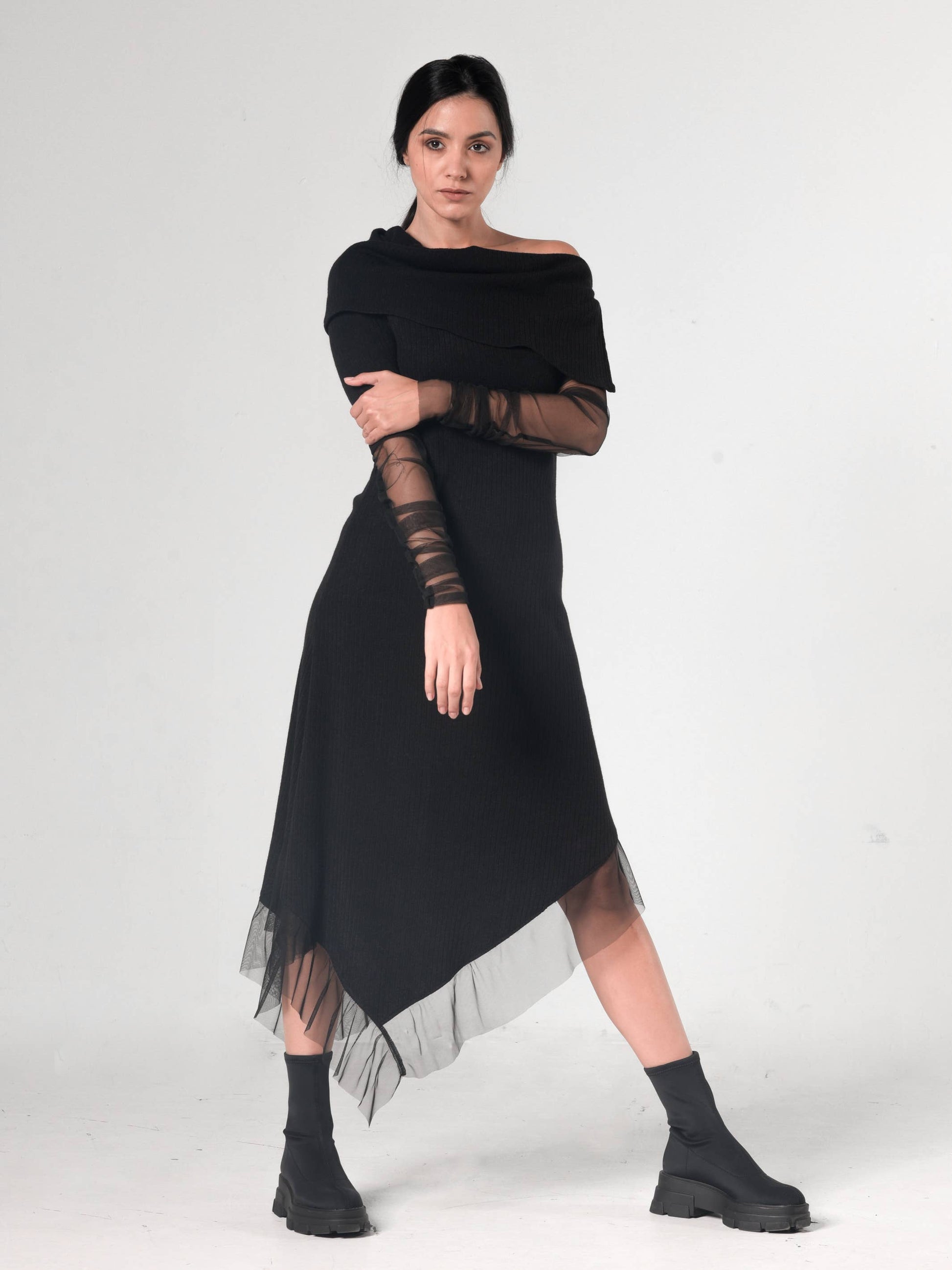 Metamorphoza Knitted Long Dress Metamorphoza