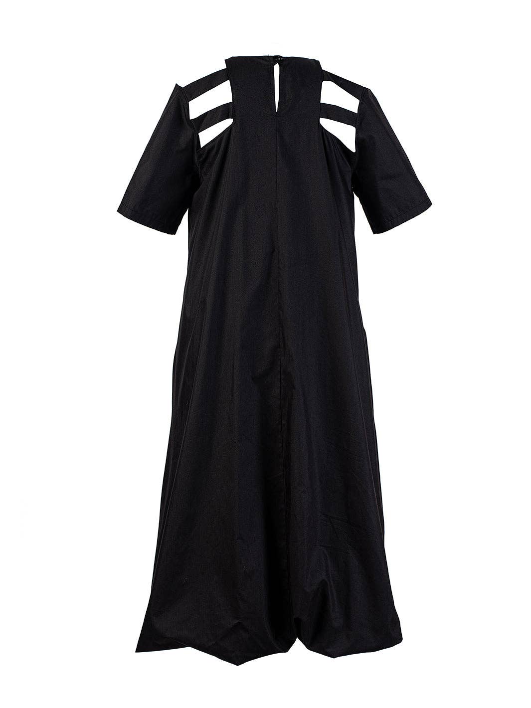 Metamorphoza Short Sleeve Cutout Dress Metamorphoza