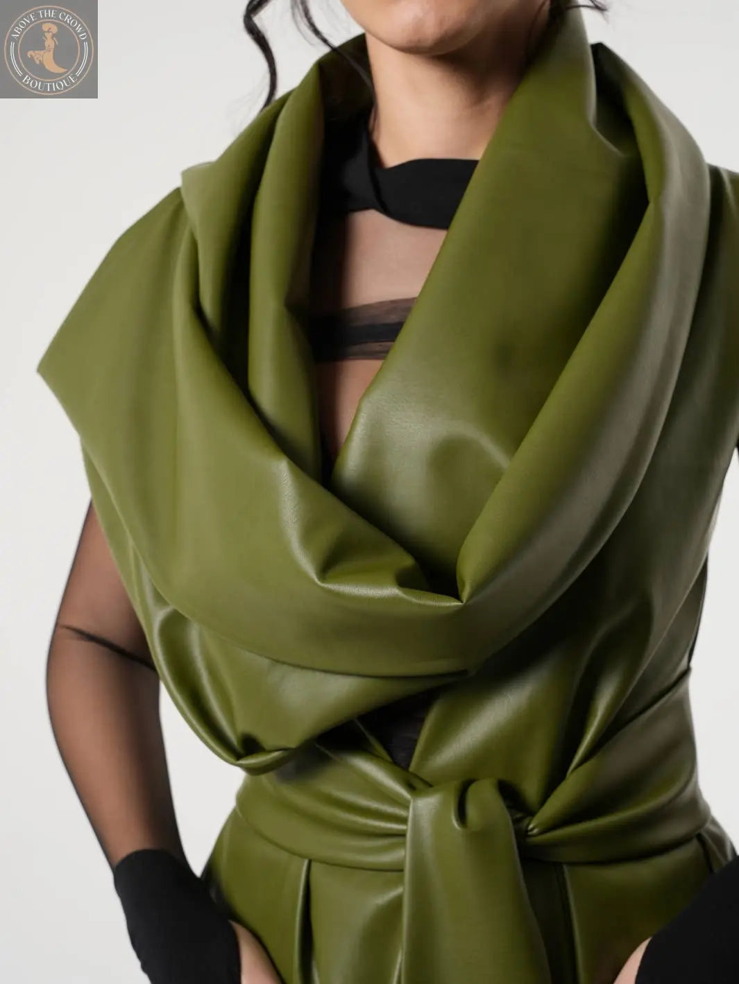 Metamorphoza Womens Leather Vest Metamorphoza