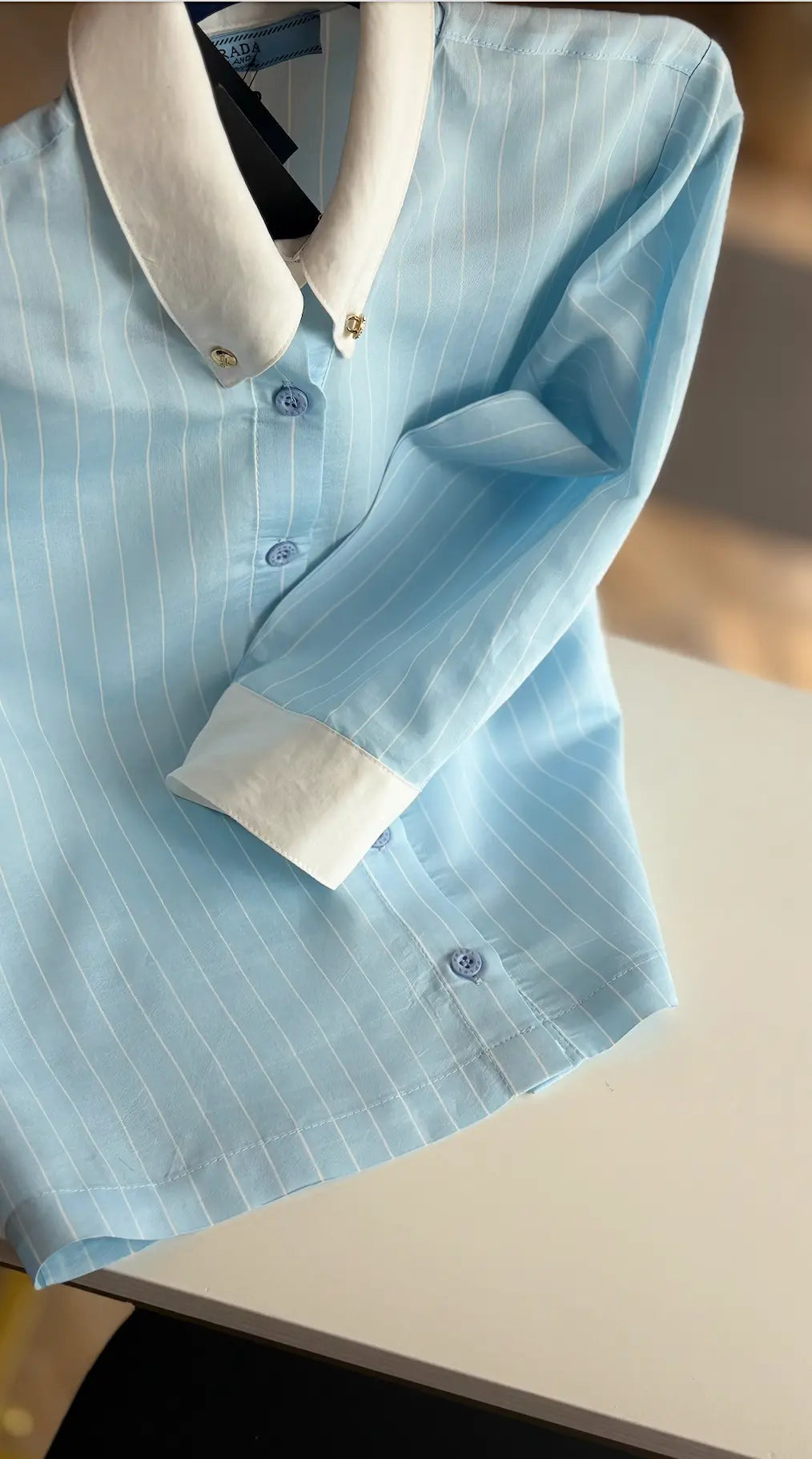 Nobello Blue Stripes Button Down Shirt 1211 Nobello