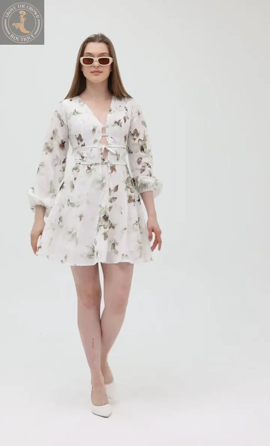 Nobello Flare Floral Dress 1466 Nobello