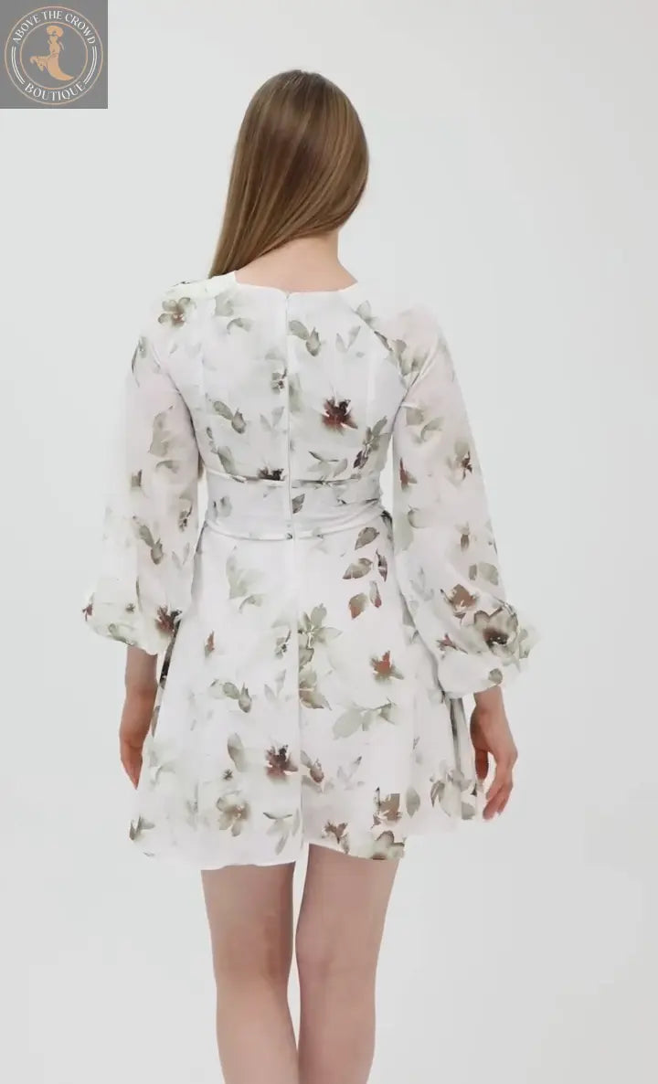 Nobello Flare Floral Dress 1466 Nobello