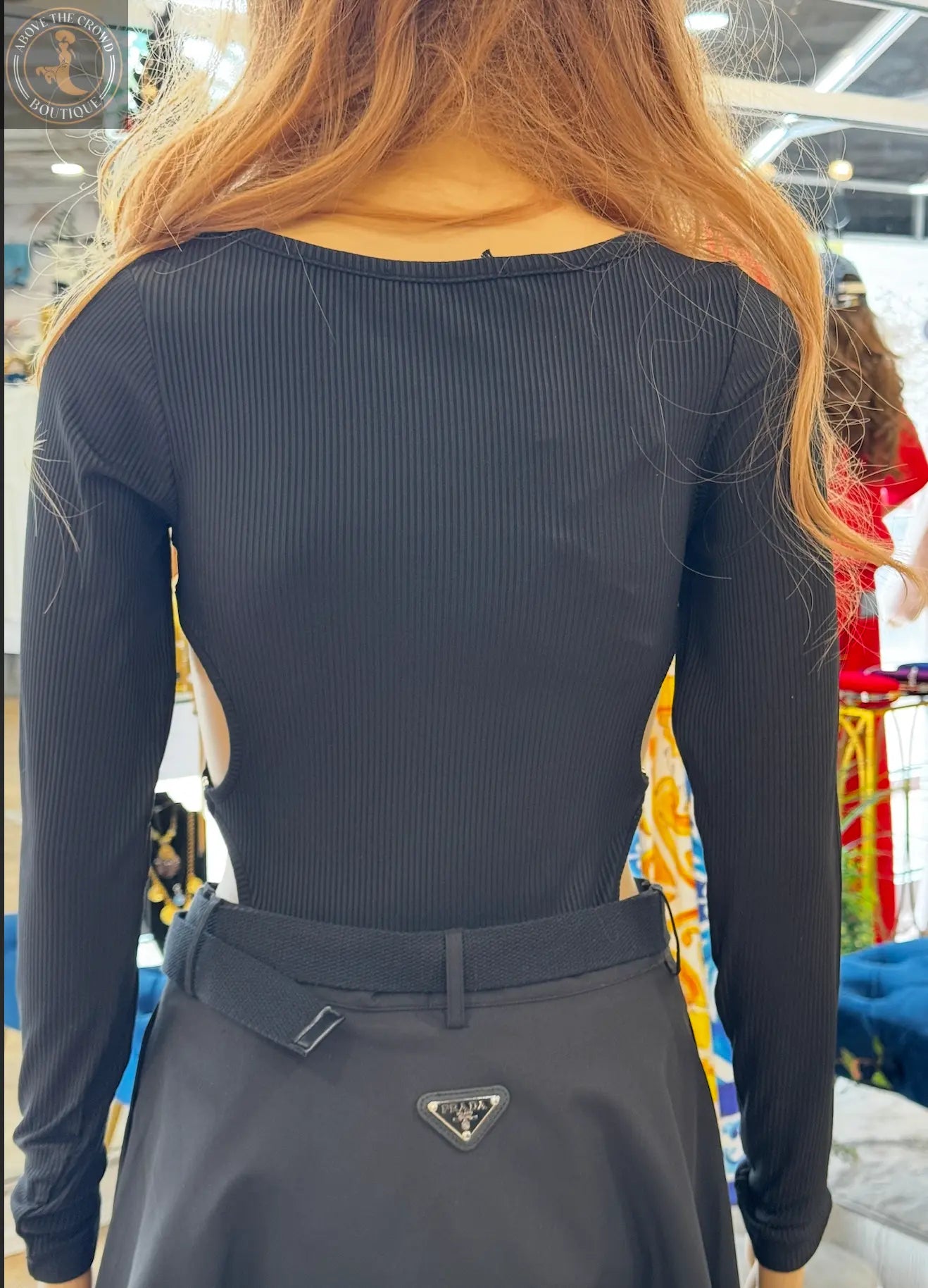 Nobello Women’s Cutout Long-Sleeve Bodysuit – SKU 5033 Nobello