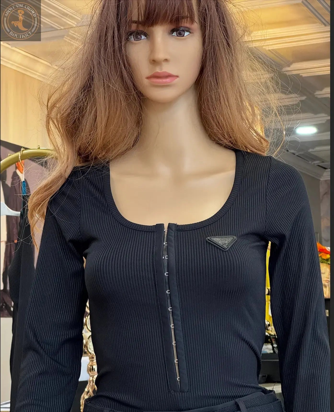 Nobello Women’s Ribbed Snap-Front Bodysuit – SKU 5029 Nobello