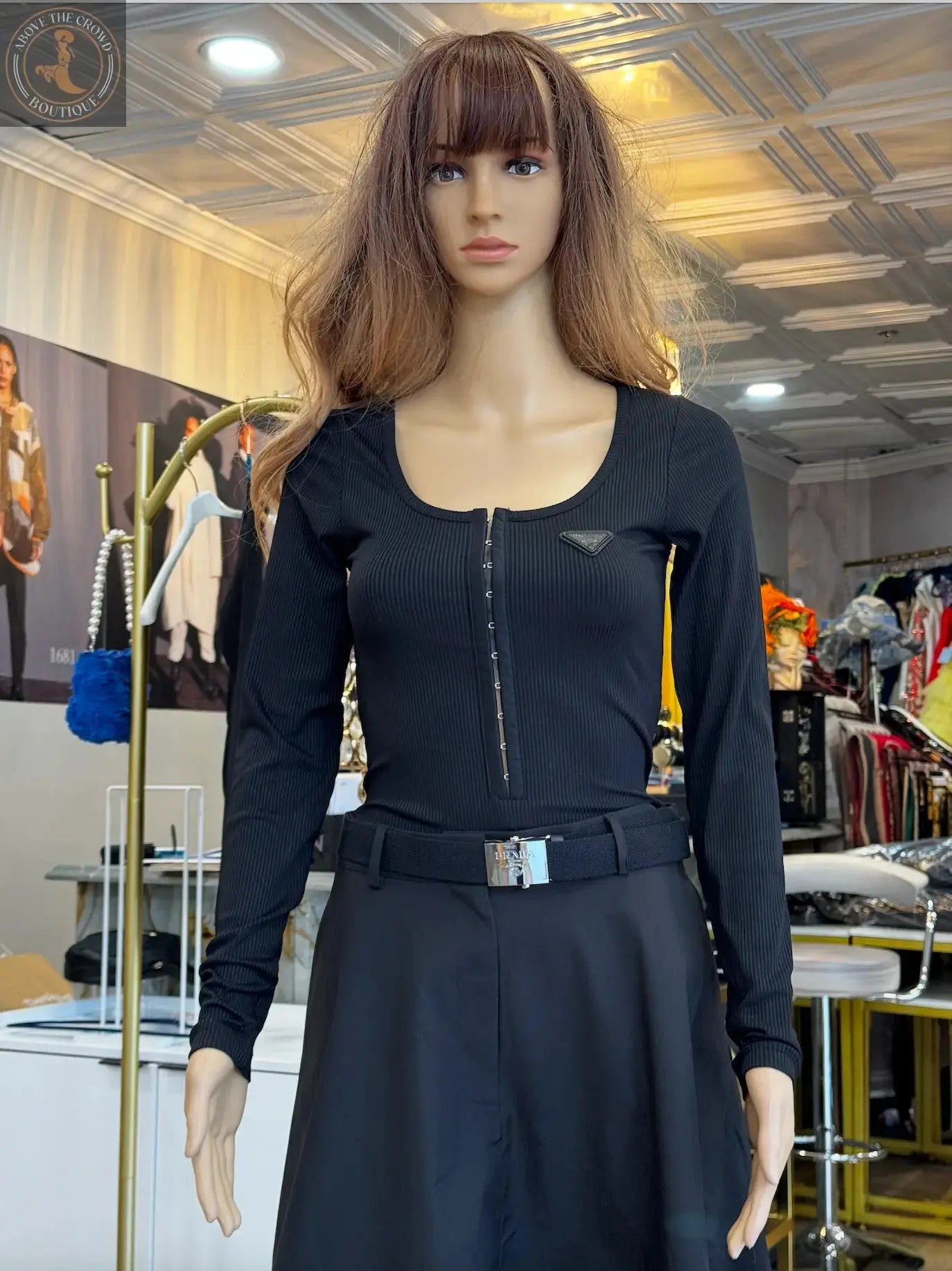 Nobello Women’s Ribbed Snap-Front Bodysuit – SKU 5029 Nobello