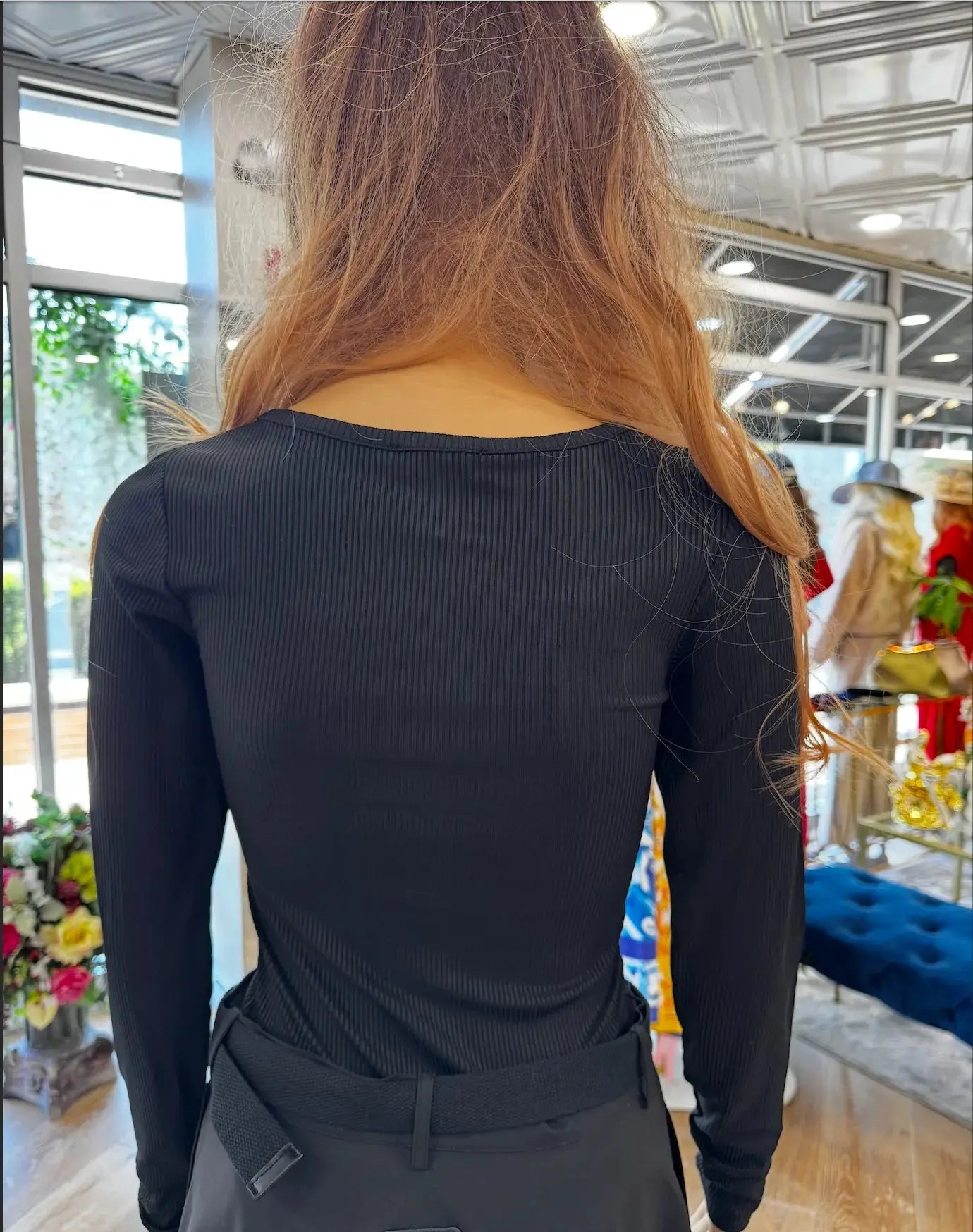 Nobello Women’s Ribbed Snap-Front Bodysuit – SKU 5029 Nobello