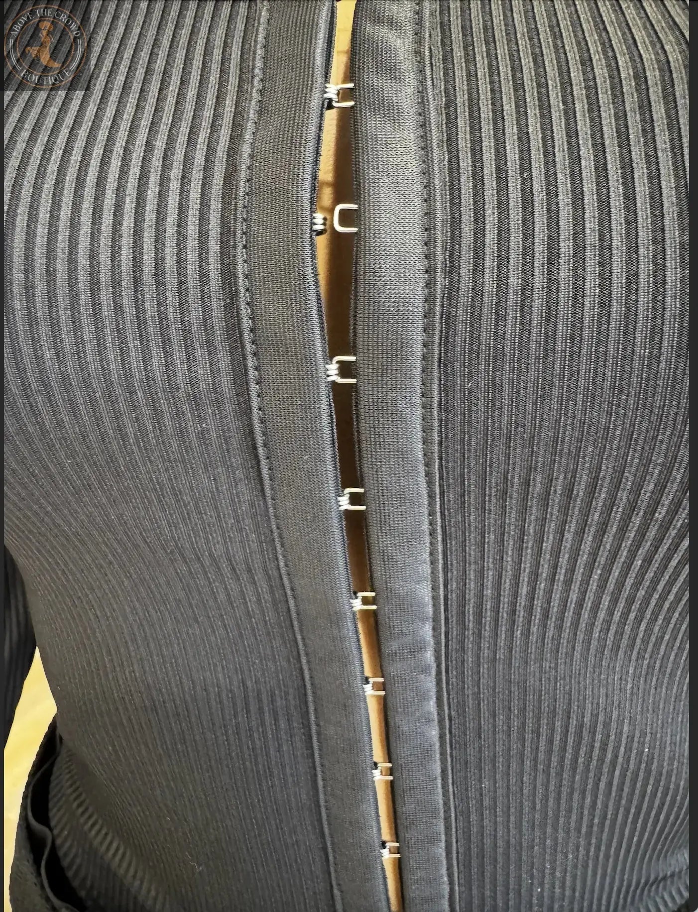 Nobello Women’s Ribbed Snap-Front Bodysuit – SKU 5029 Nobello