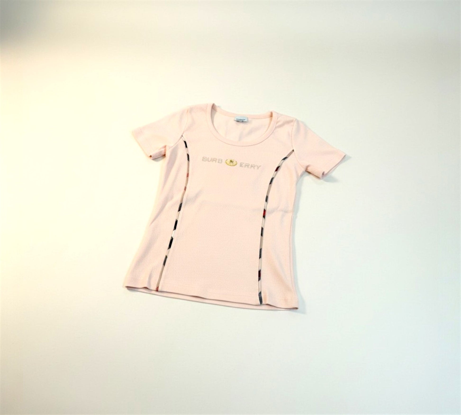 Nobello Ribbed Fitted Logo T-Shirt  -Above the Crowd Boutique