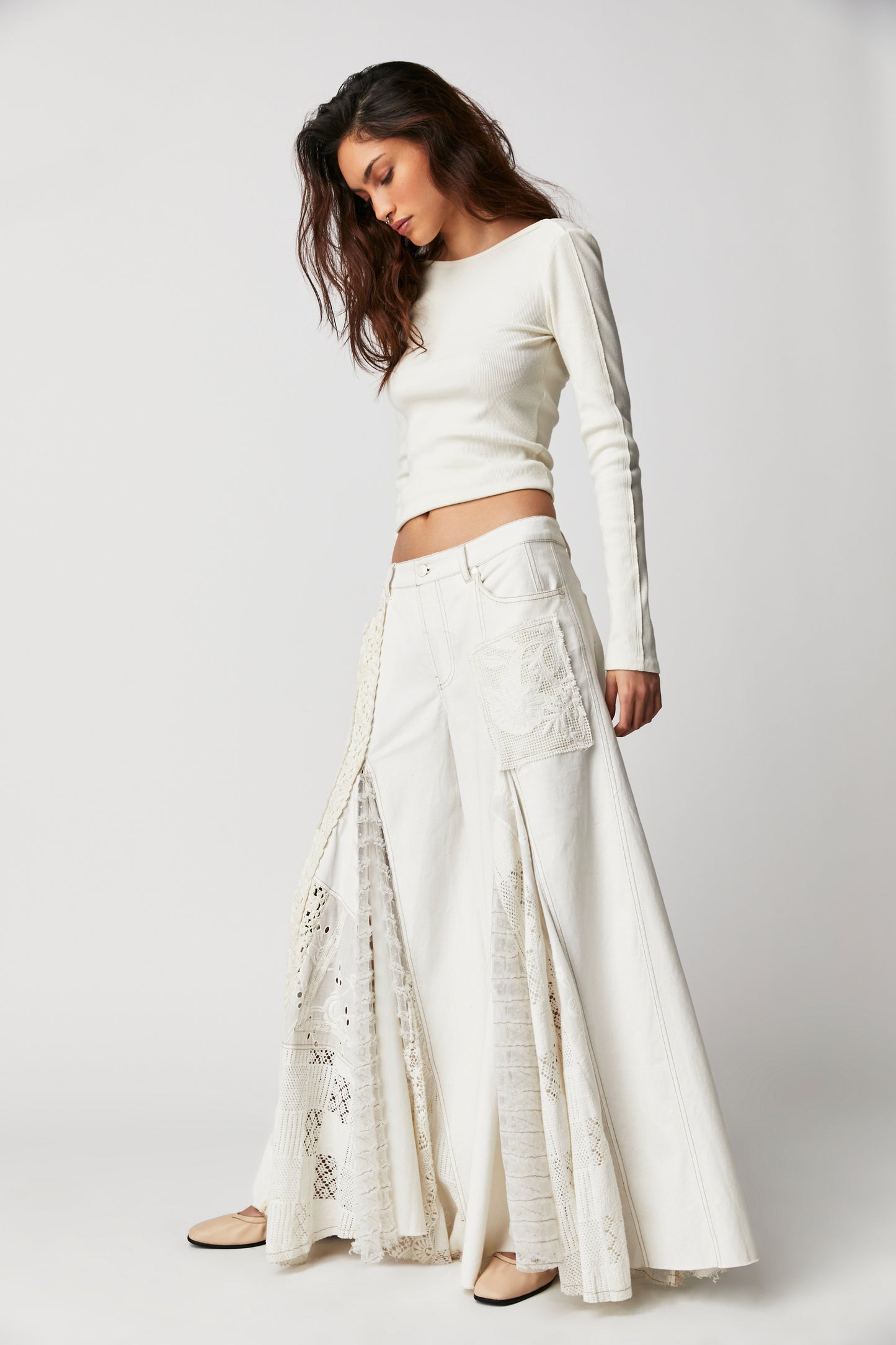 Free People Great Escape Wide Pants - Above The Crowd Boutique