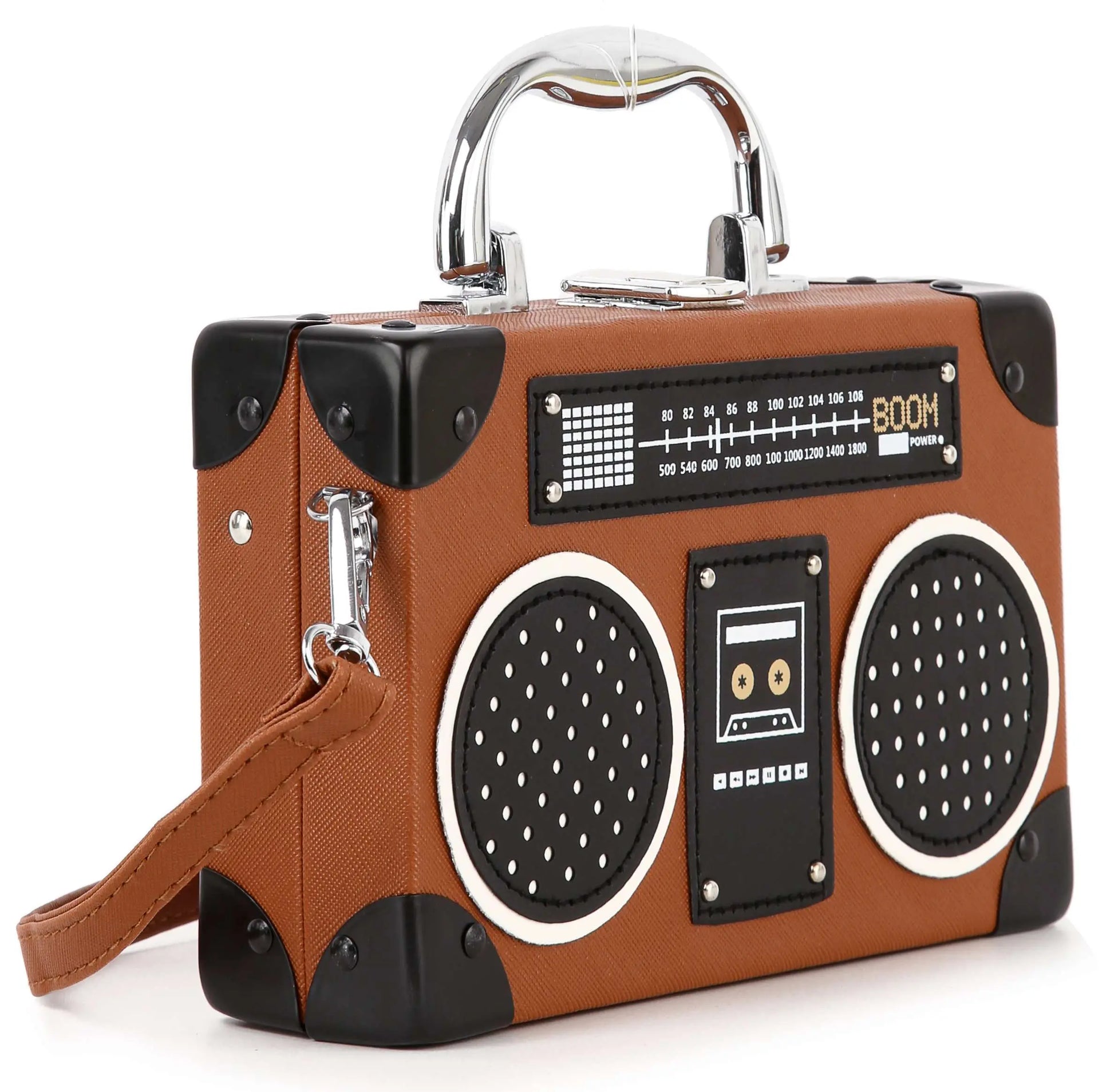Retro Boombox Petite Shoulder Bag 0154 Handbag Express