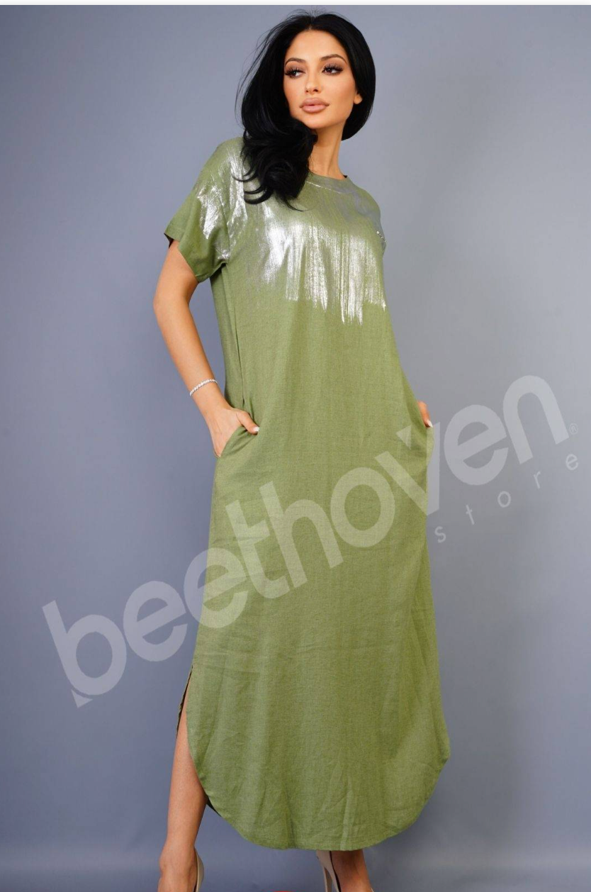 Beethoven Linen Dress 4288