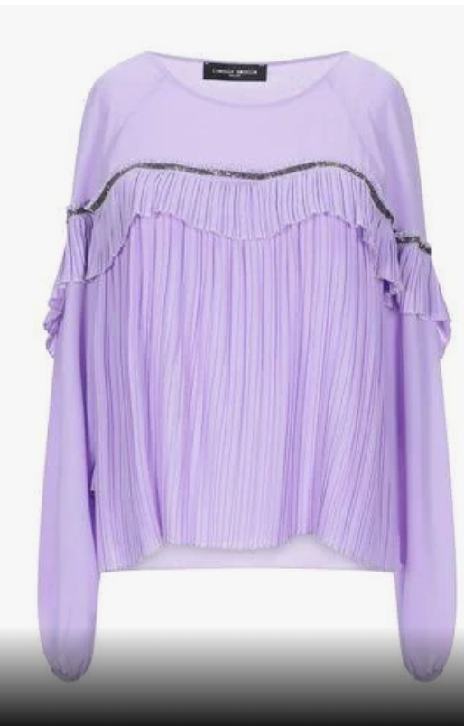 Frankie Morello Lilac Women Blouse