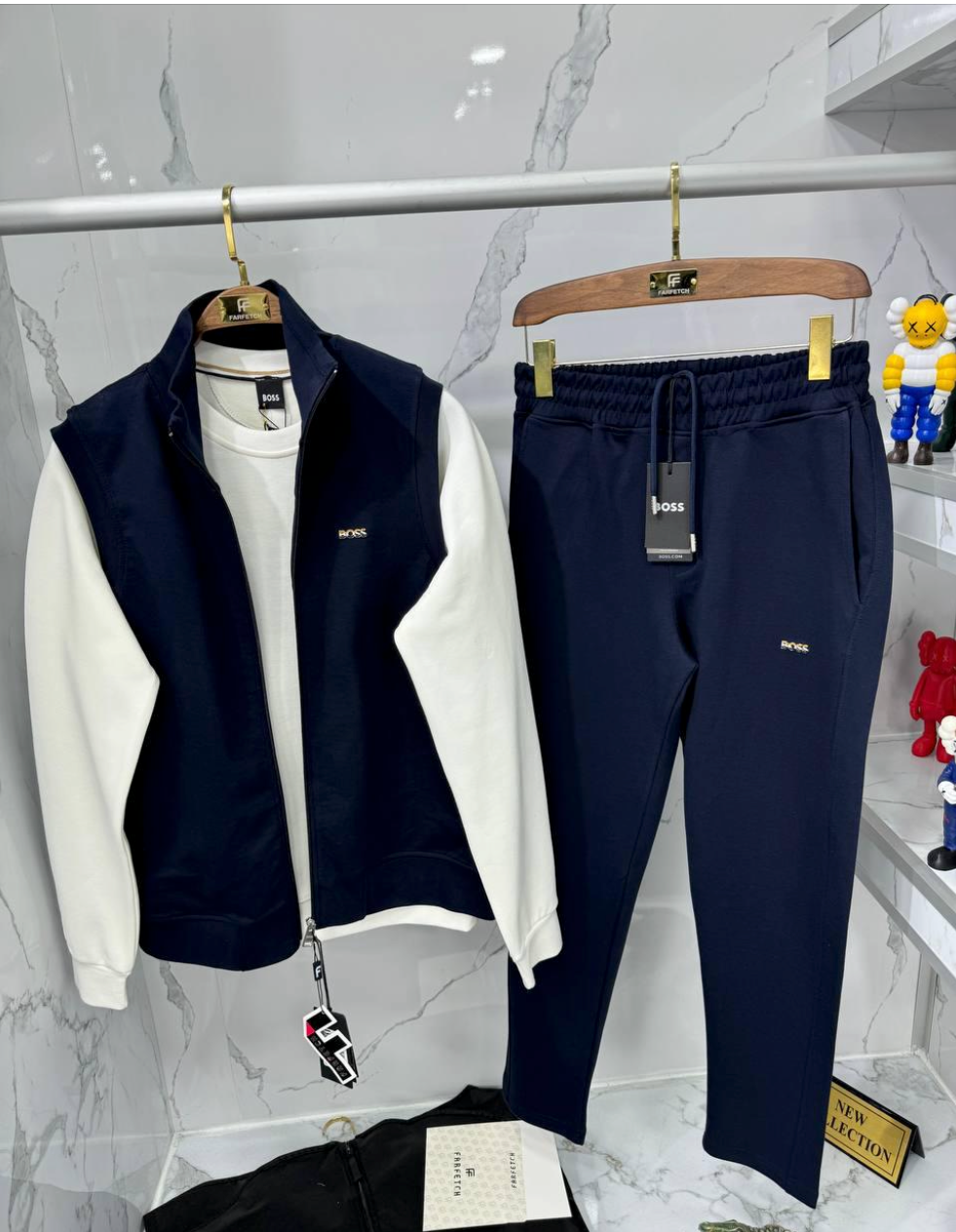 Farfetch Designer Inspired Men Vest Tracksuit.