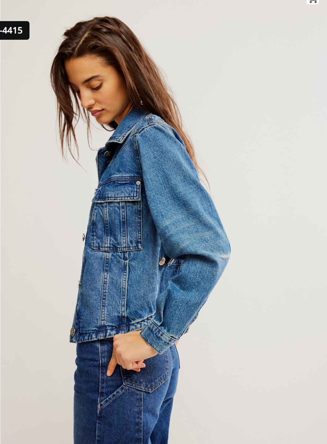 Free People OB1977947 Jade Denim Jacket