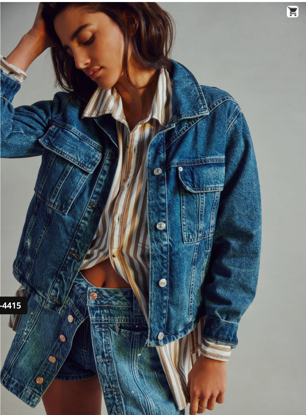 Free People OB1977947 Jade Denim Jacket