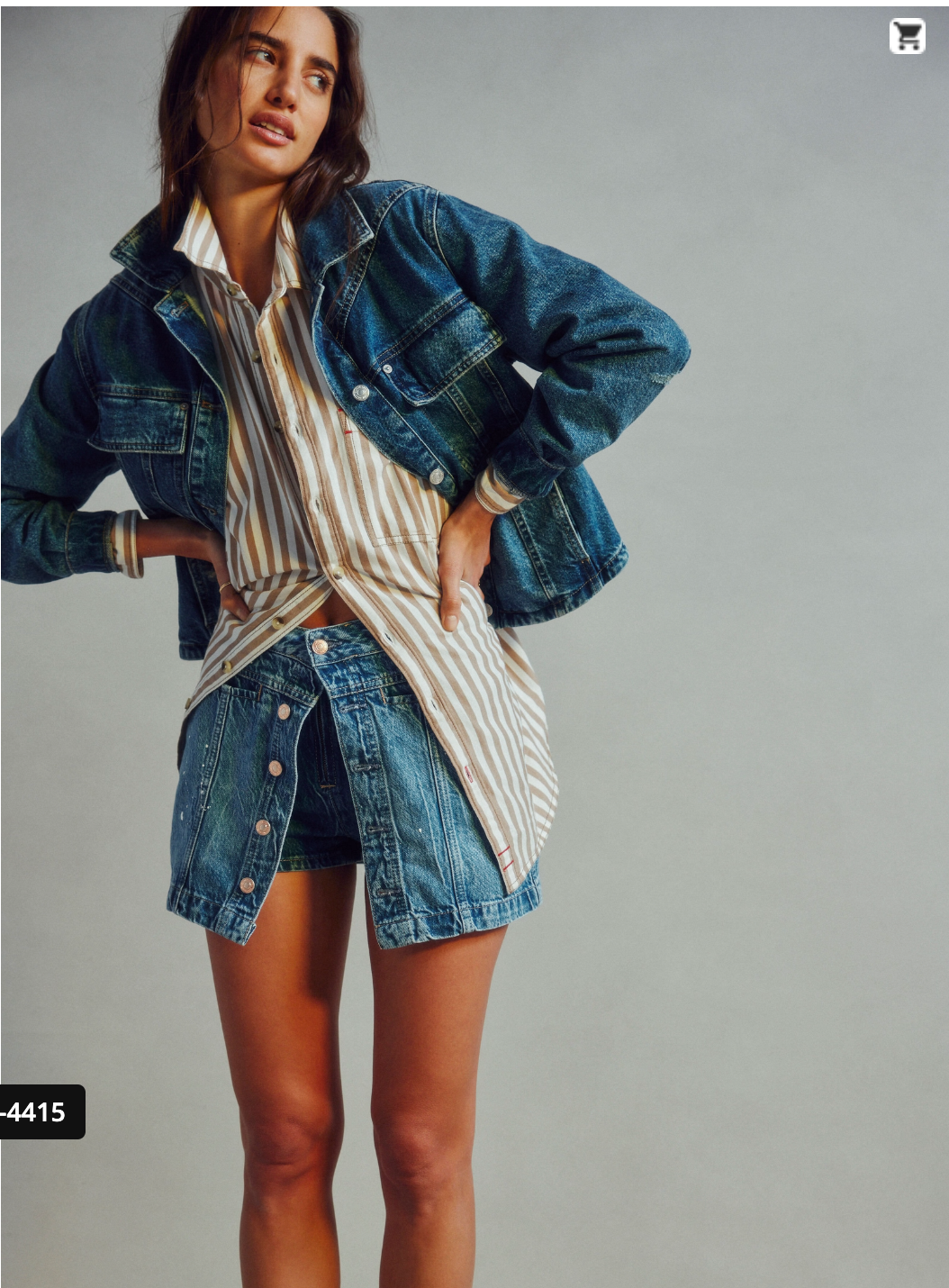 Free People OB1977947 Jade Denim Jacket