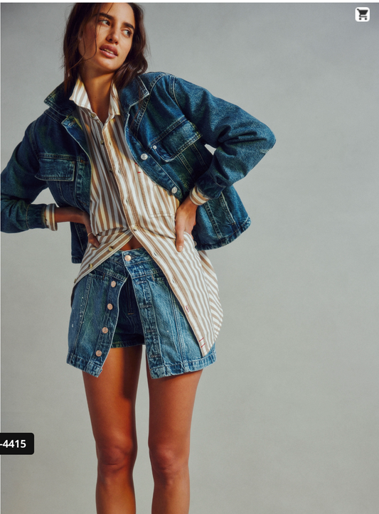 Free People OB1977947 Jade Denim Jacket