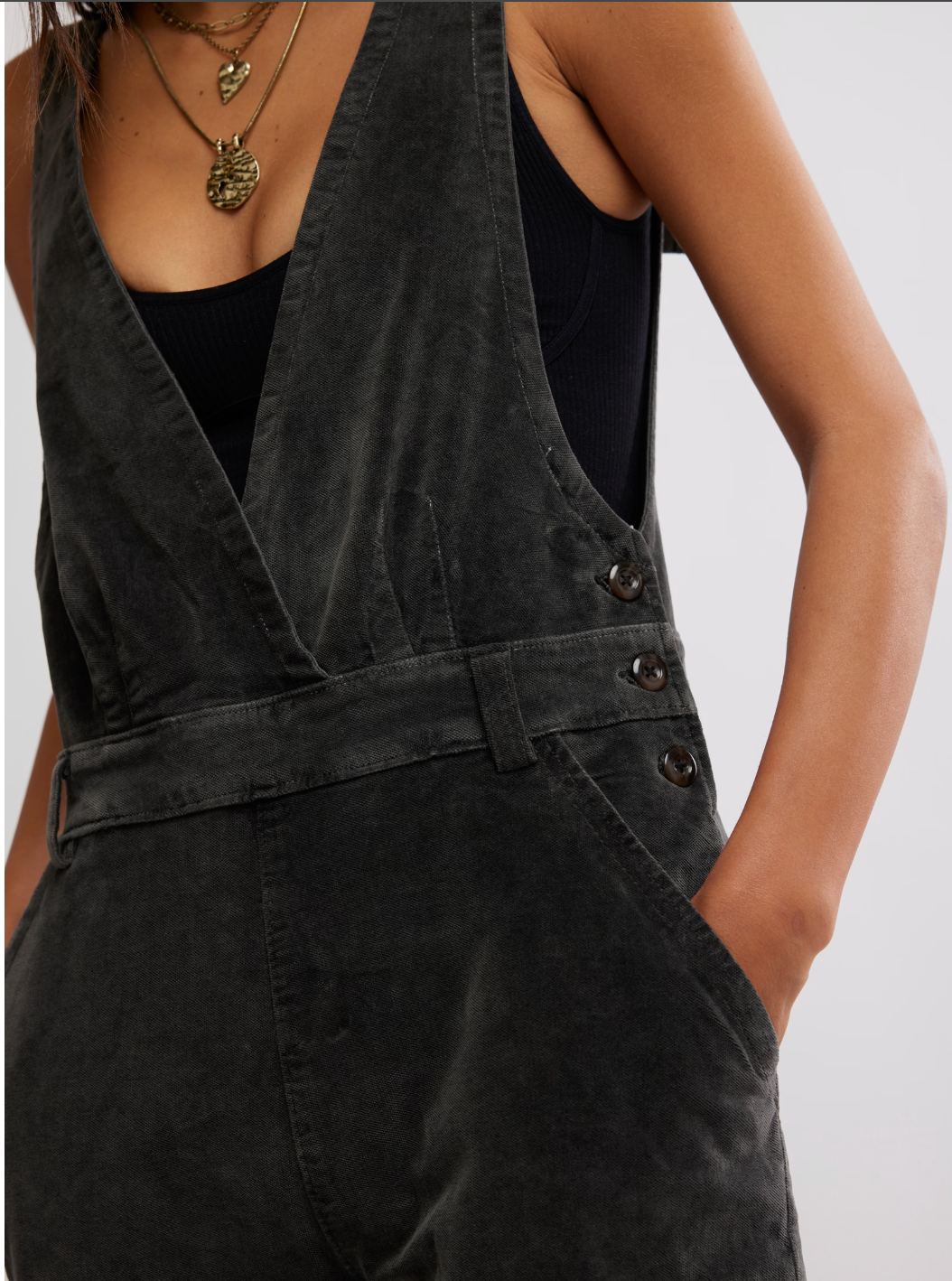 Free People OB2069761 Mara Cord Overall