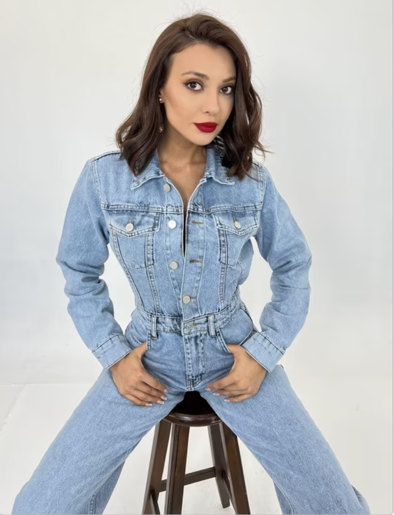 Fame Denim Overalls FME12794