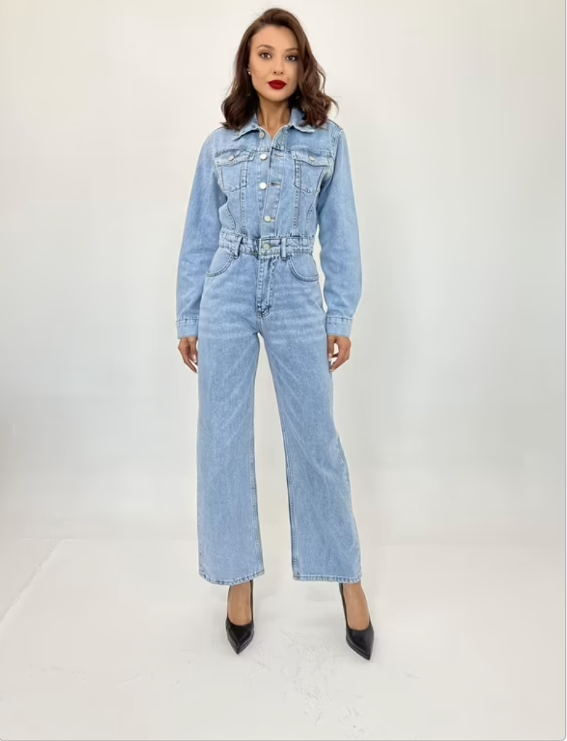 Fame Denim Overalls FME12794