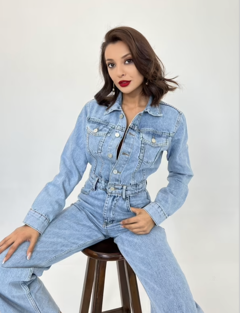 Fame Denim Overalls FME12794