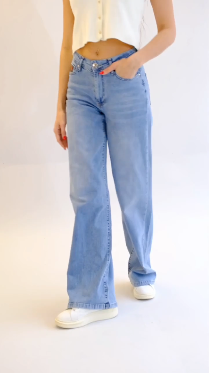 Nobello Wide Legged Jeans 7016