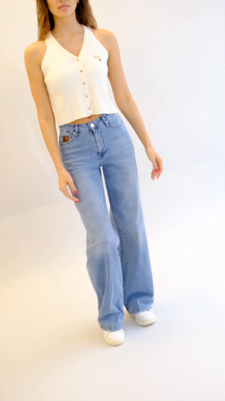 Nobello Wide Legged Jeans 7016