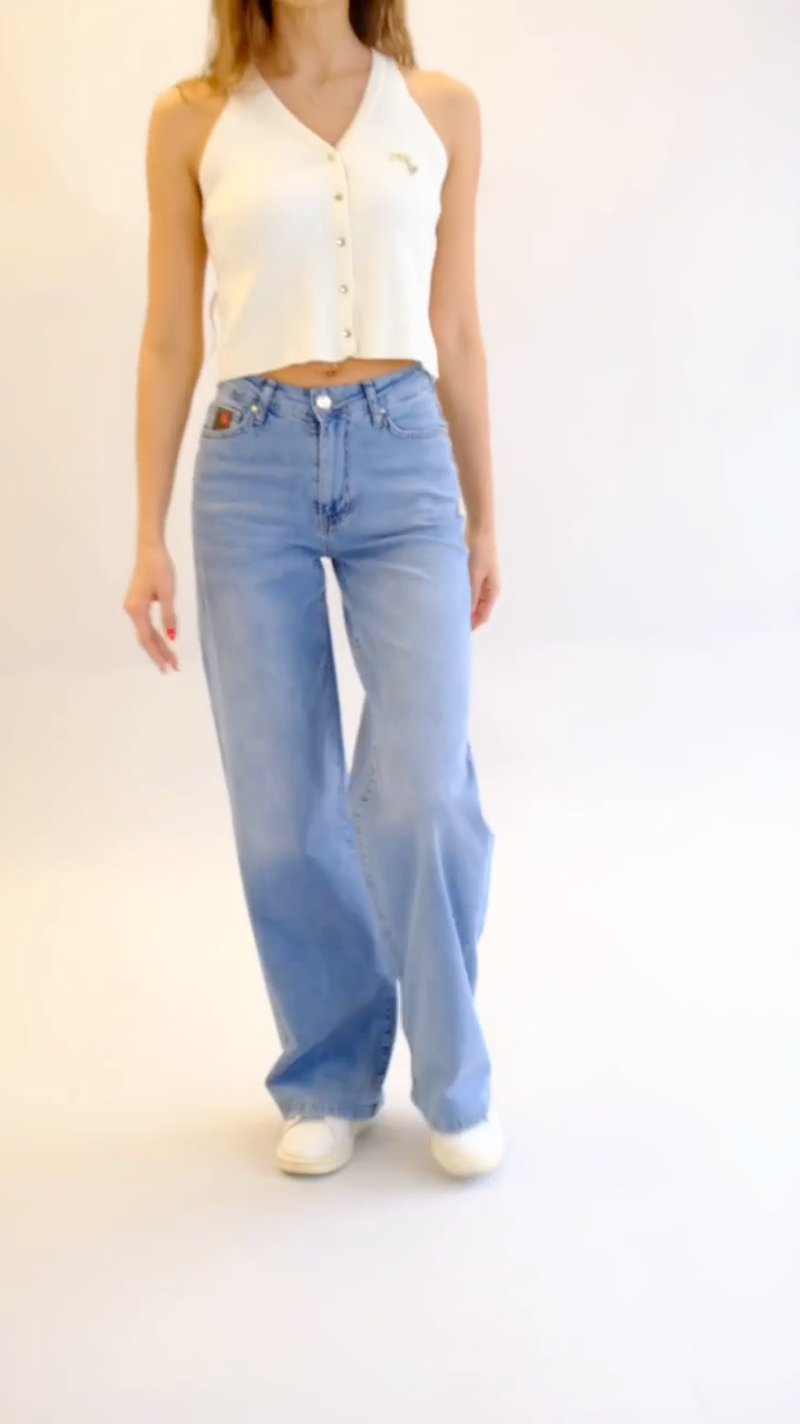 Nobello Wide Legged Jeans 7016