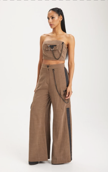 H-4 Women Wide Pants 3053