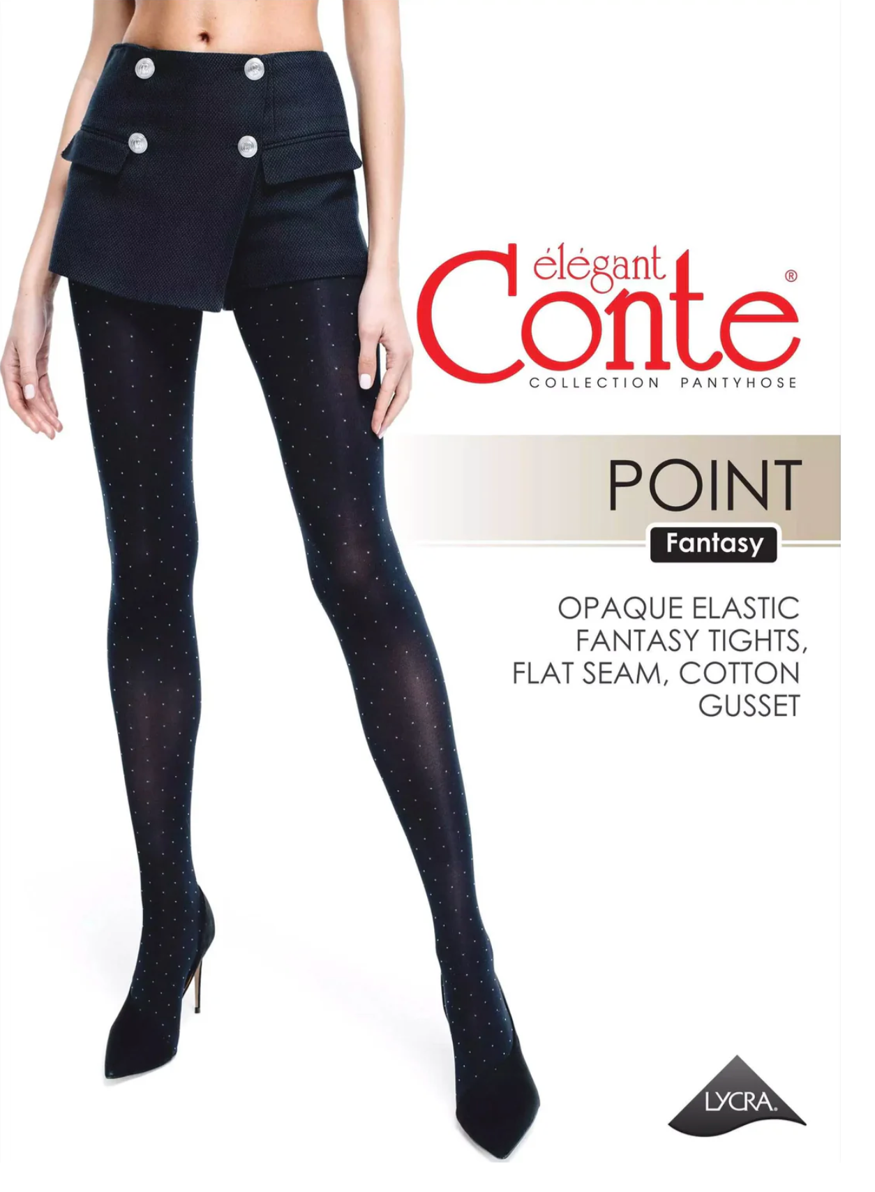 Fantasy Tights Conte Point - Dot Pattern