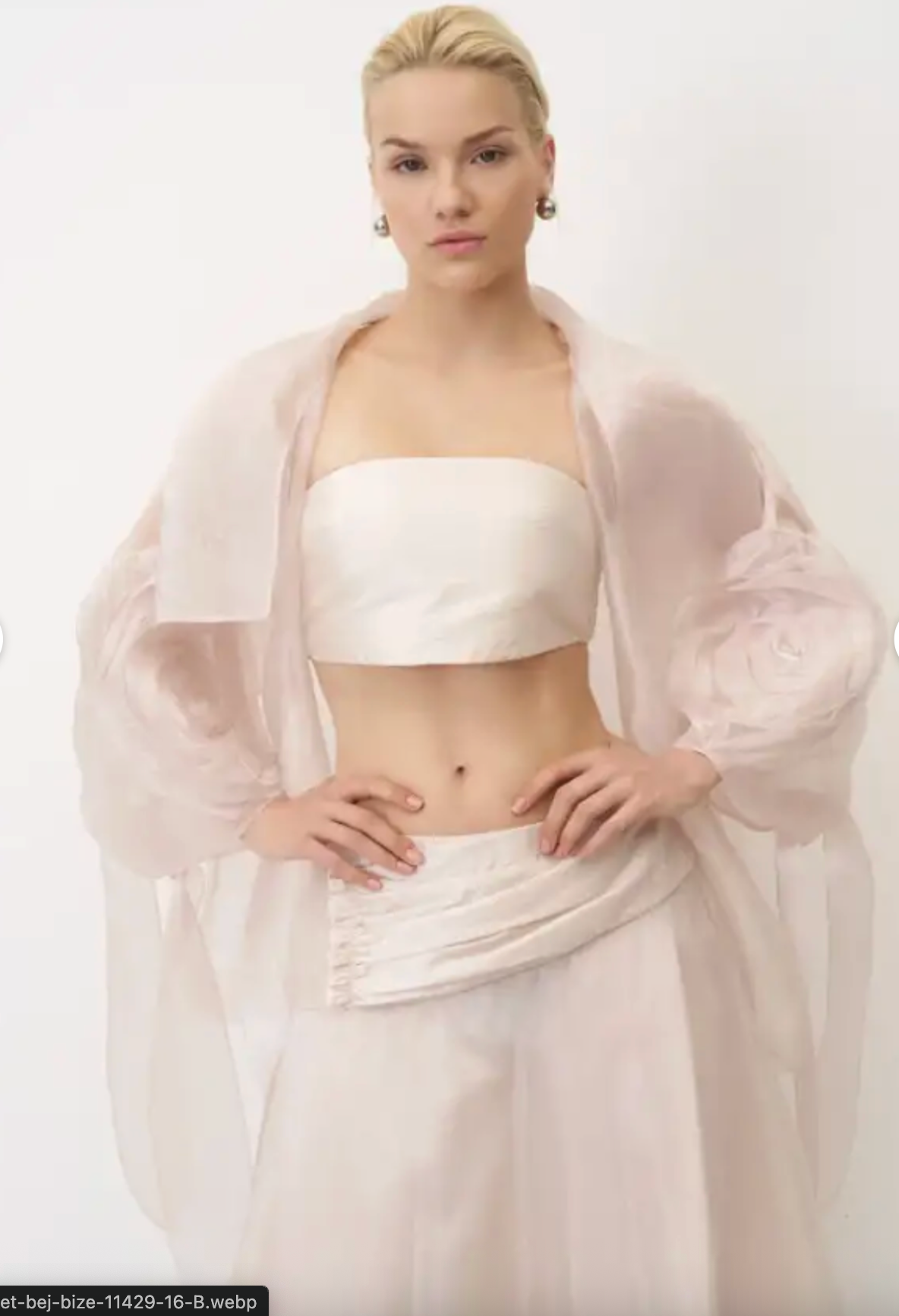 Bize Organza Statement Jacket