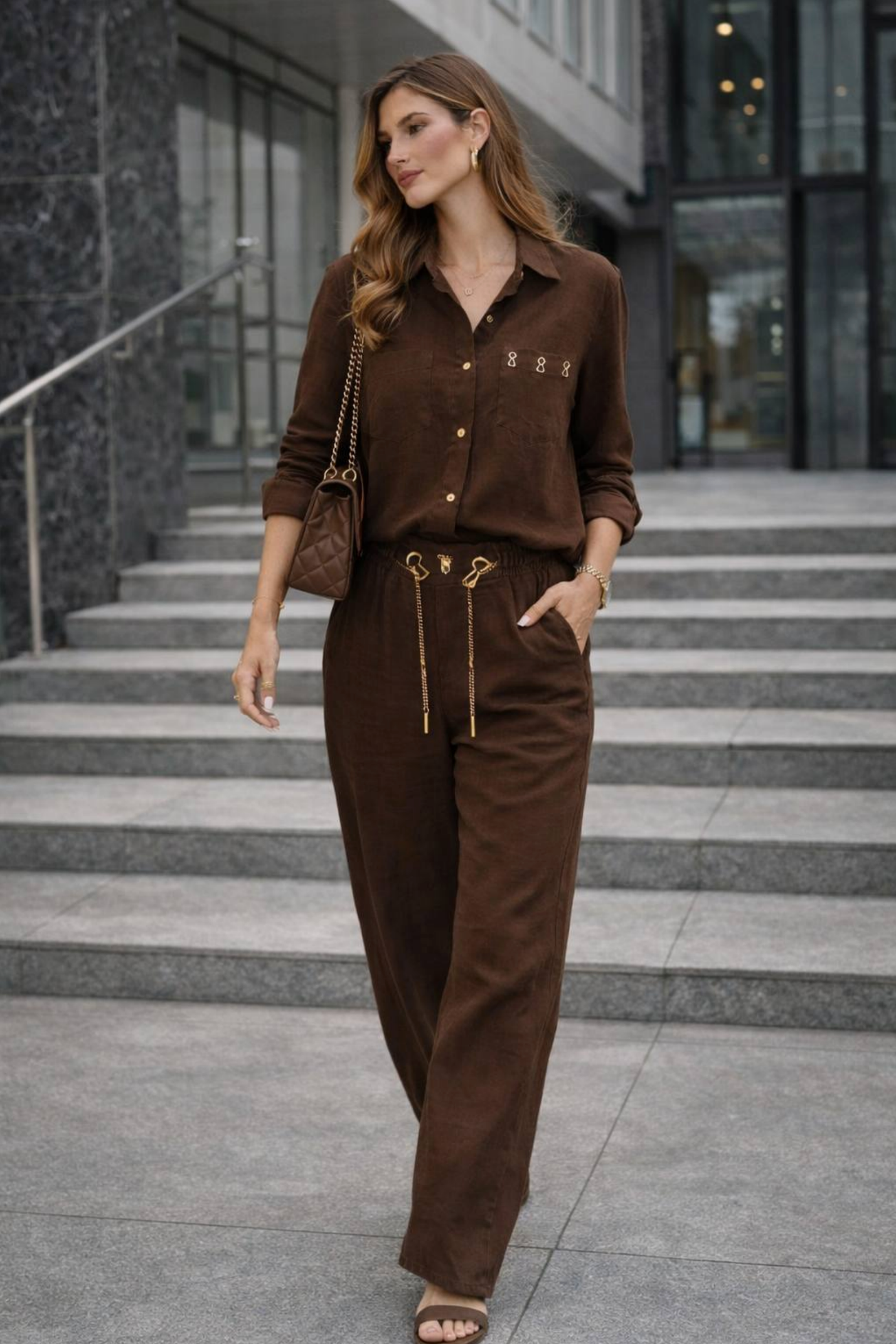 Nobello Linen Key Detail Suit