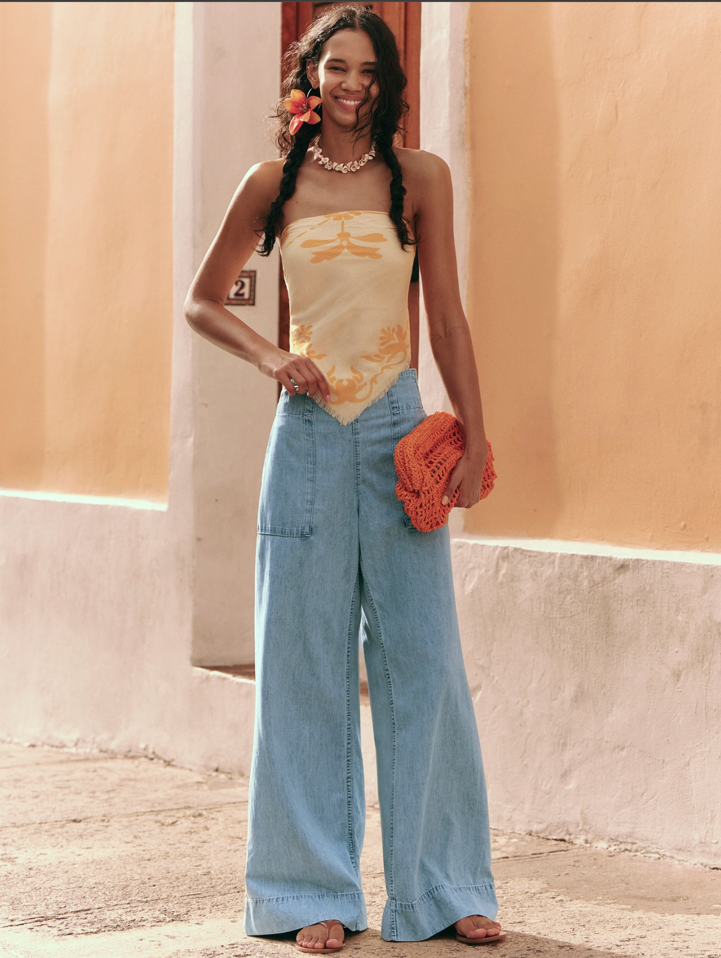 Free People  'BREEZY DENIM PULL ON' Jeans