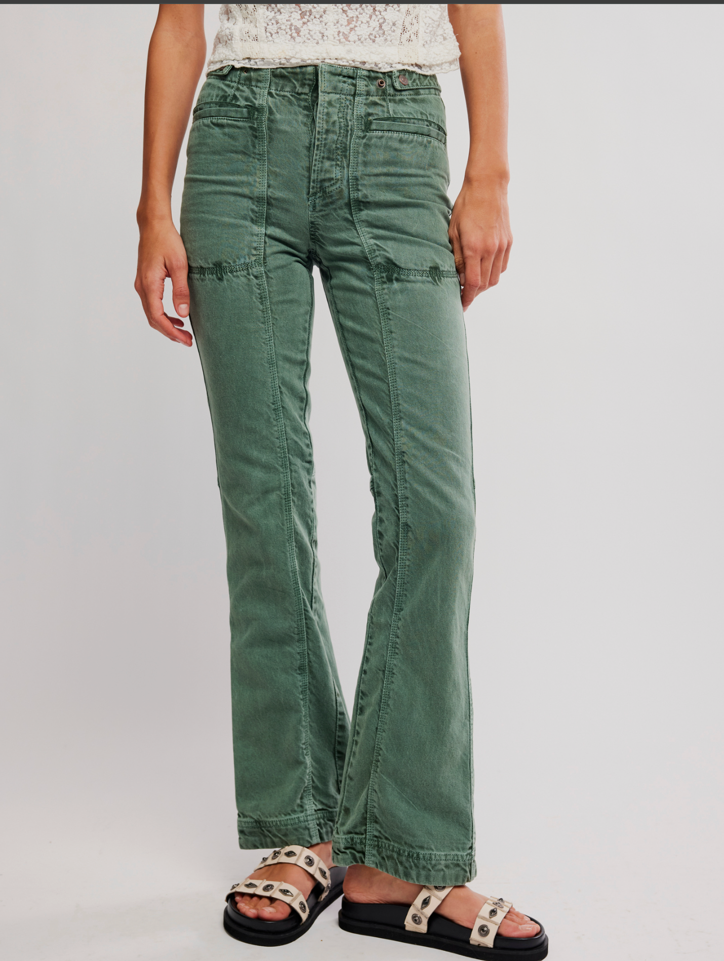 Free People Venus Bootcut Pants - Above the Crowd Boutique