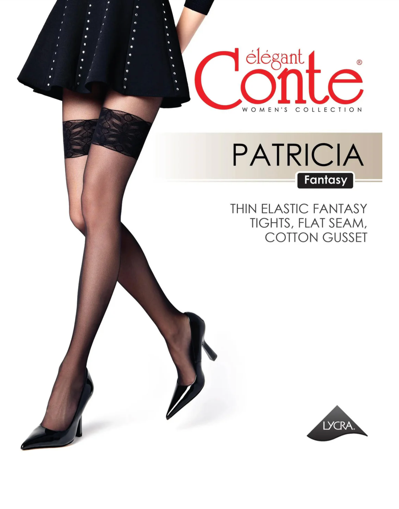 Fantasy Tights Conte Concept - Knee-highs with Diamonds