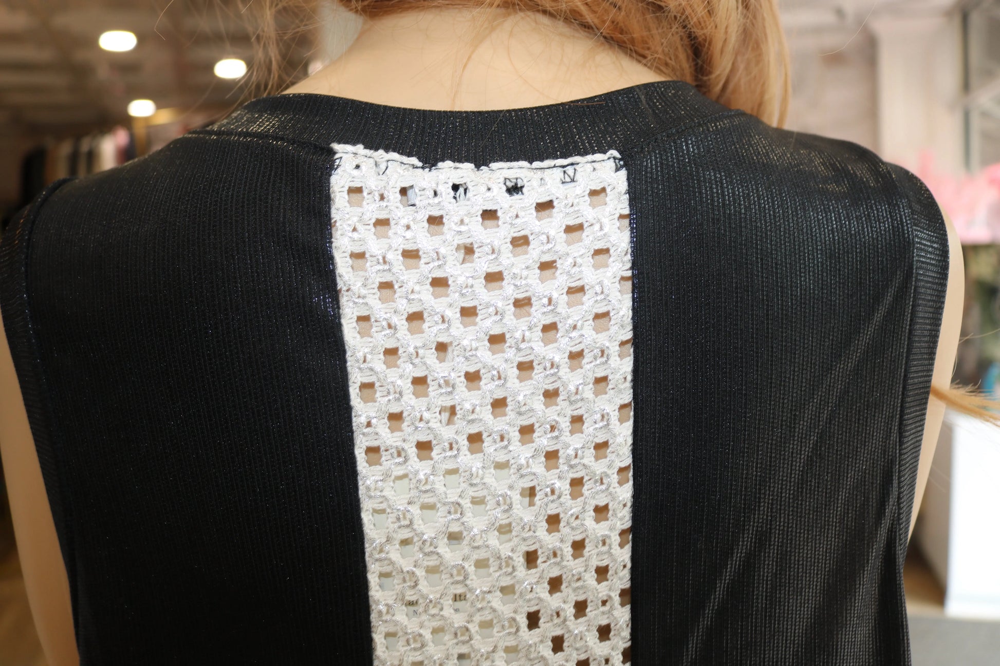 Shimmering Sleeveless Top - European Style, Stand Out & Shine Karma