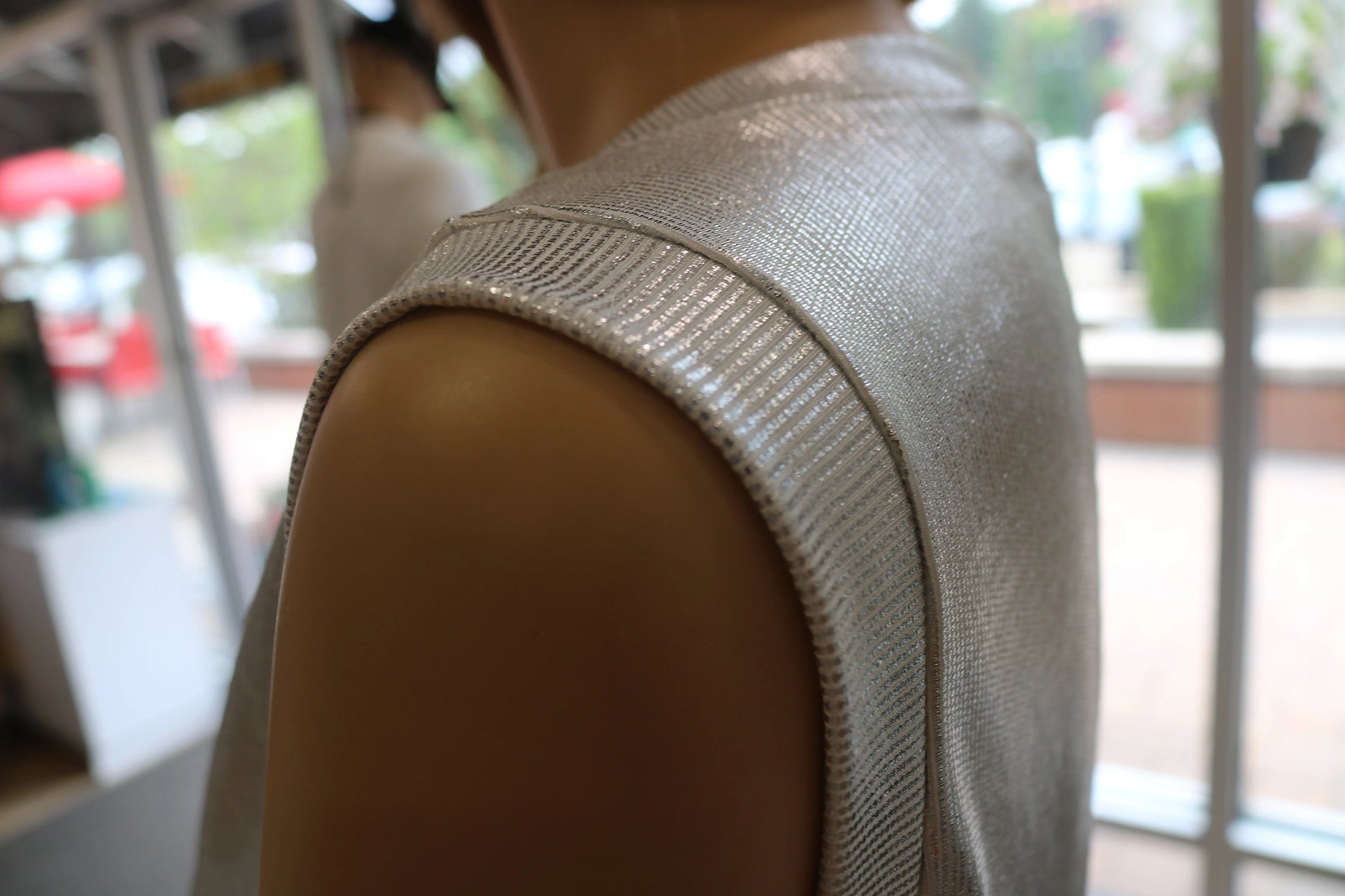 Shimmering Sleeveless Top - European Style, Stand Out & Shine Karma