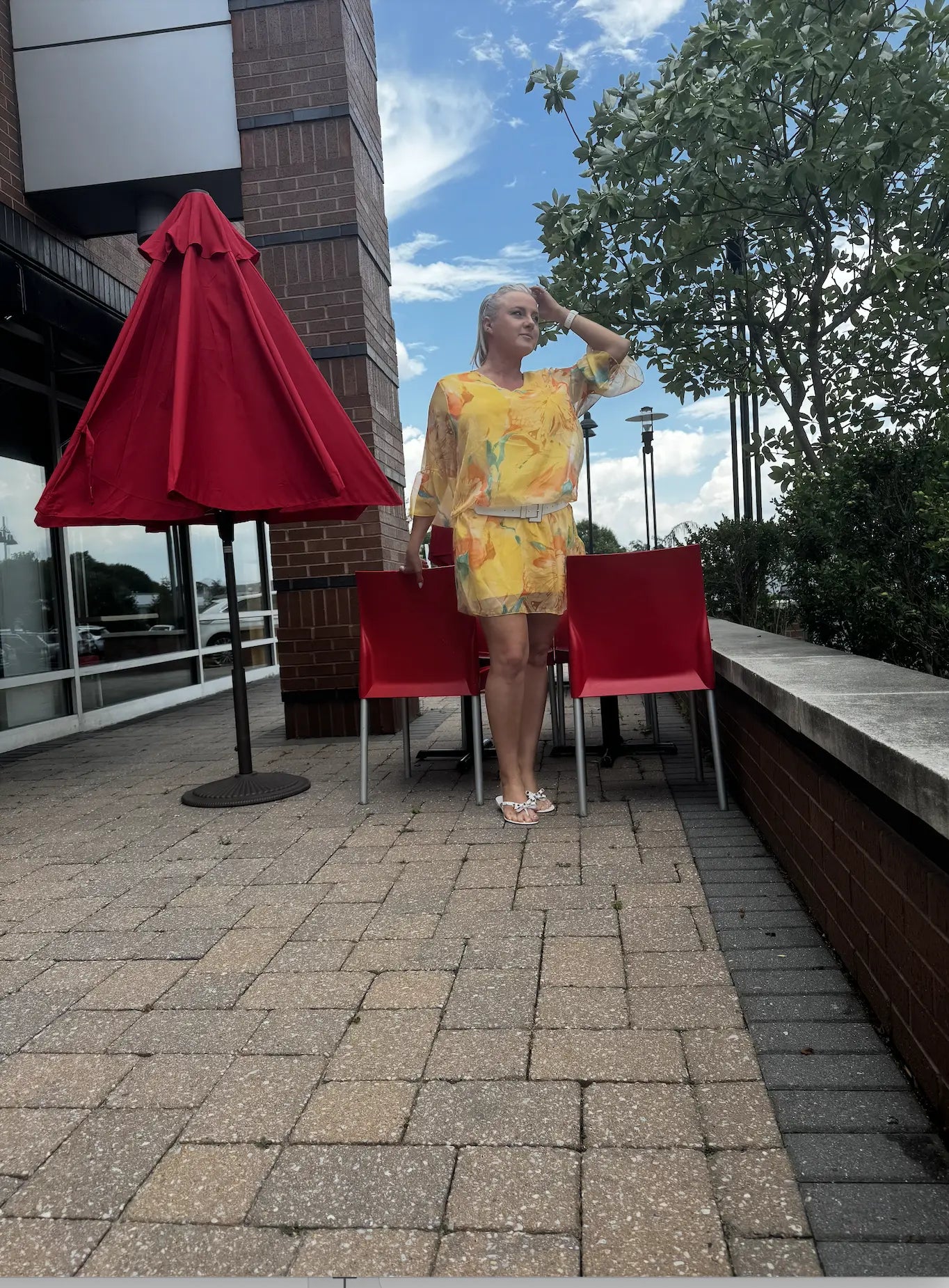 Silk Floral Kaftan Dress - European Style, Vibrant Print, Comfortable Fit Karma