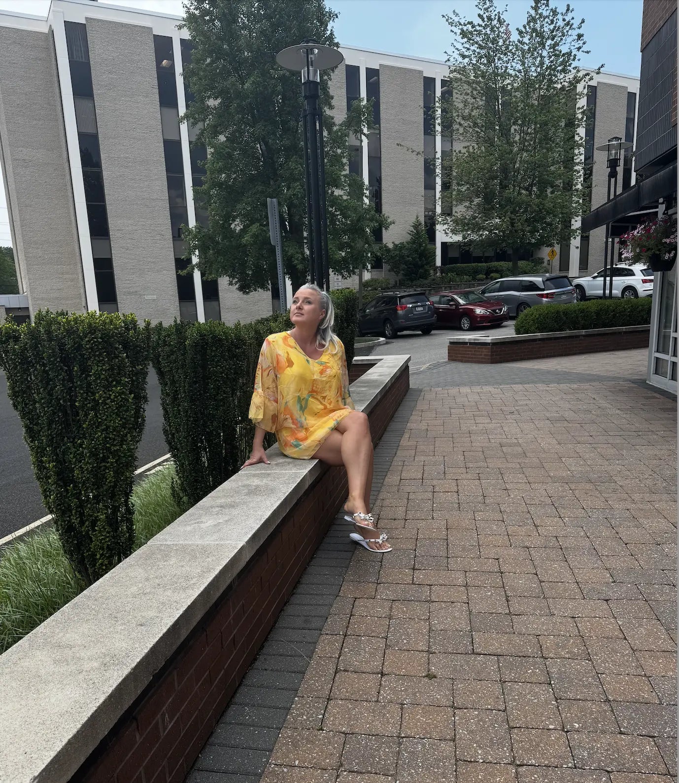 Silk Floral Kaftan Dress - European Style, Vibrant Print, Comfortable Fit Karma