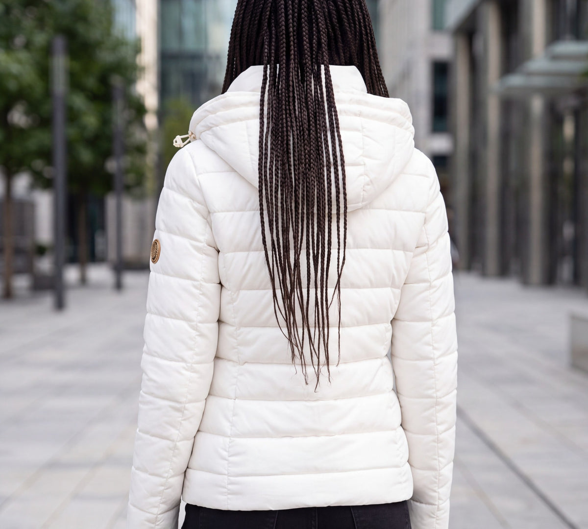 Ciao Milano Slim Fit Hooded Puffer Jacket